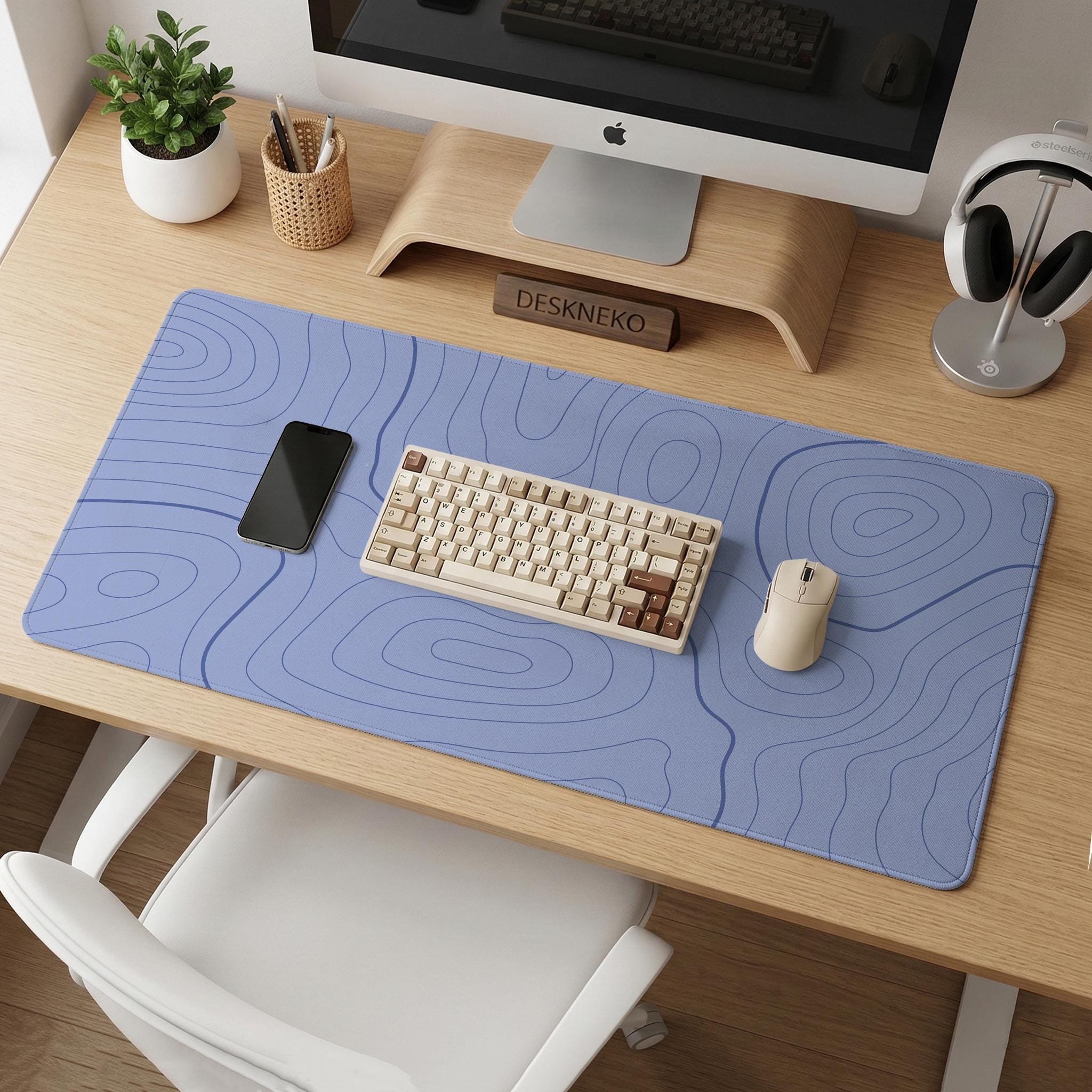 Blue Topographic Mousepad image 2