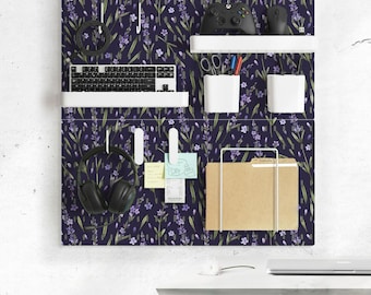 Wandorganizer ophangbord, volledige set met 4 panelen, thuiskantoor opberger, bureauaccessoire, planken haken containers, houder voor hoofdtelefoon en toetsenbord