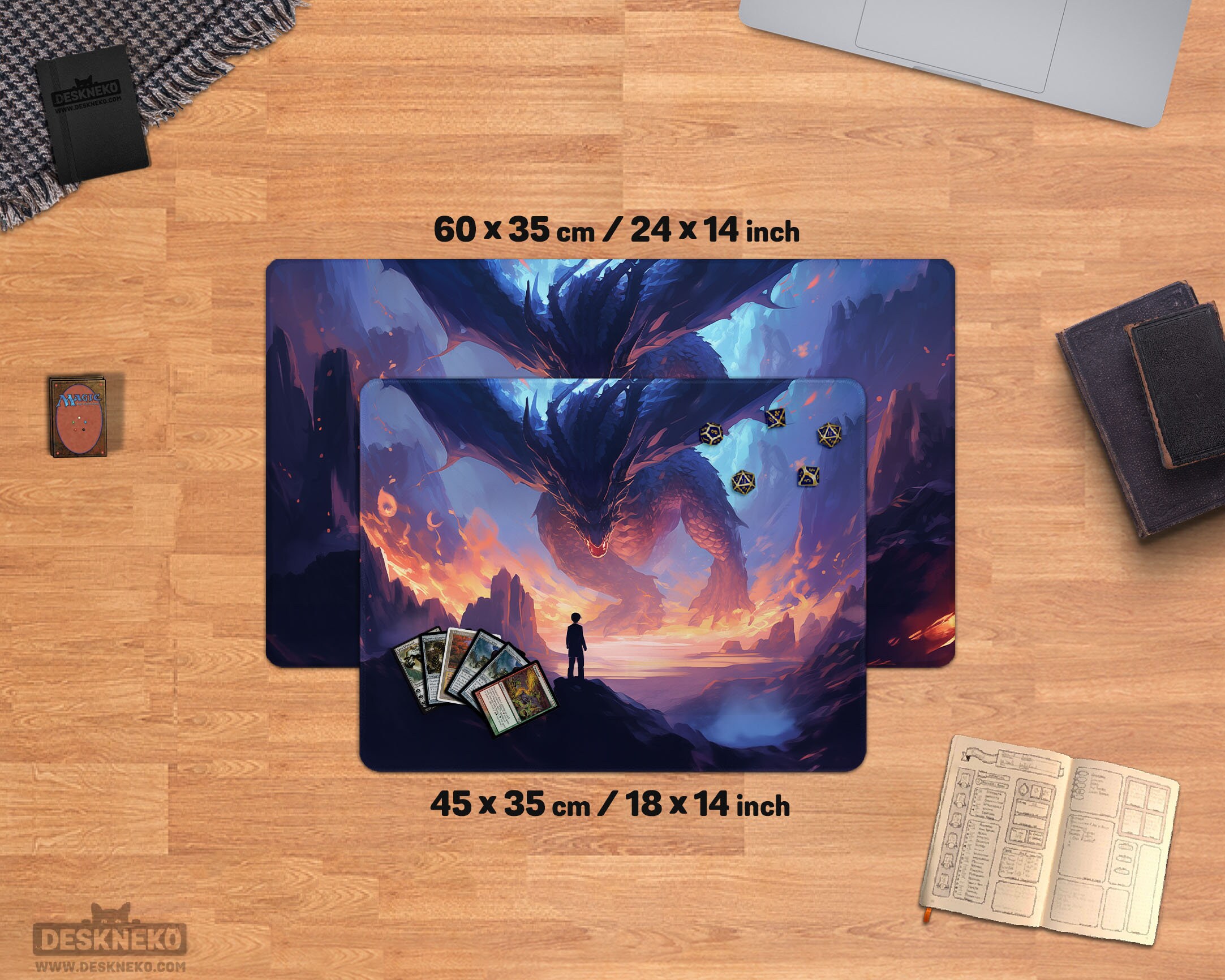 Dragon Playmat/desk Mat, Mtg Battle Zone, Tcg Card Game Japanese Dnd ...