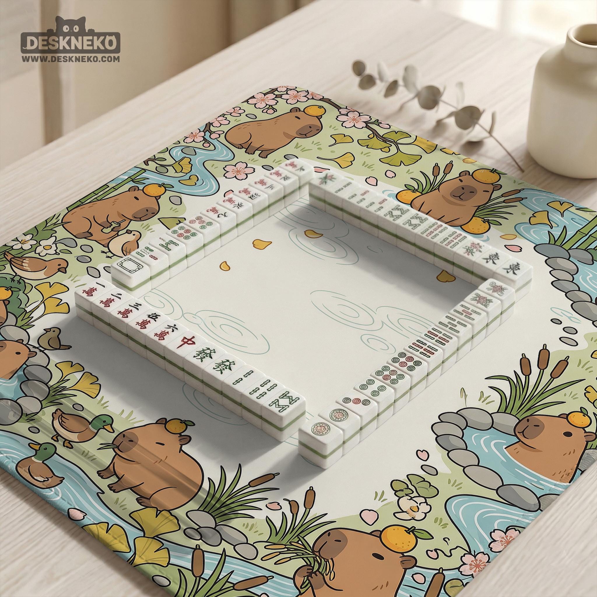 Capybara Mahjong Mat image 3