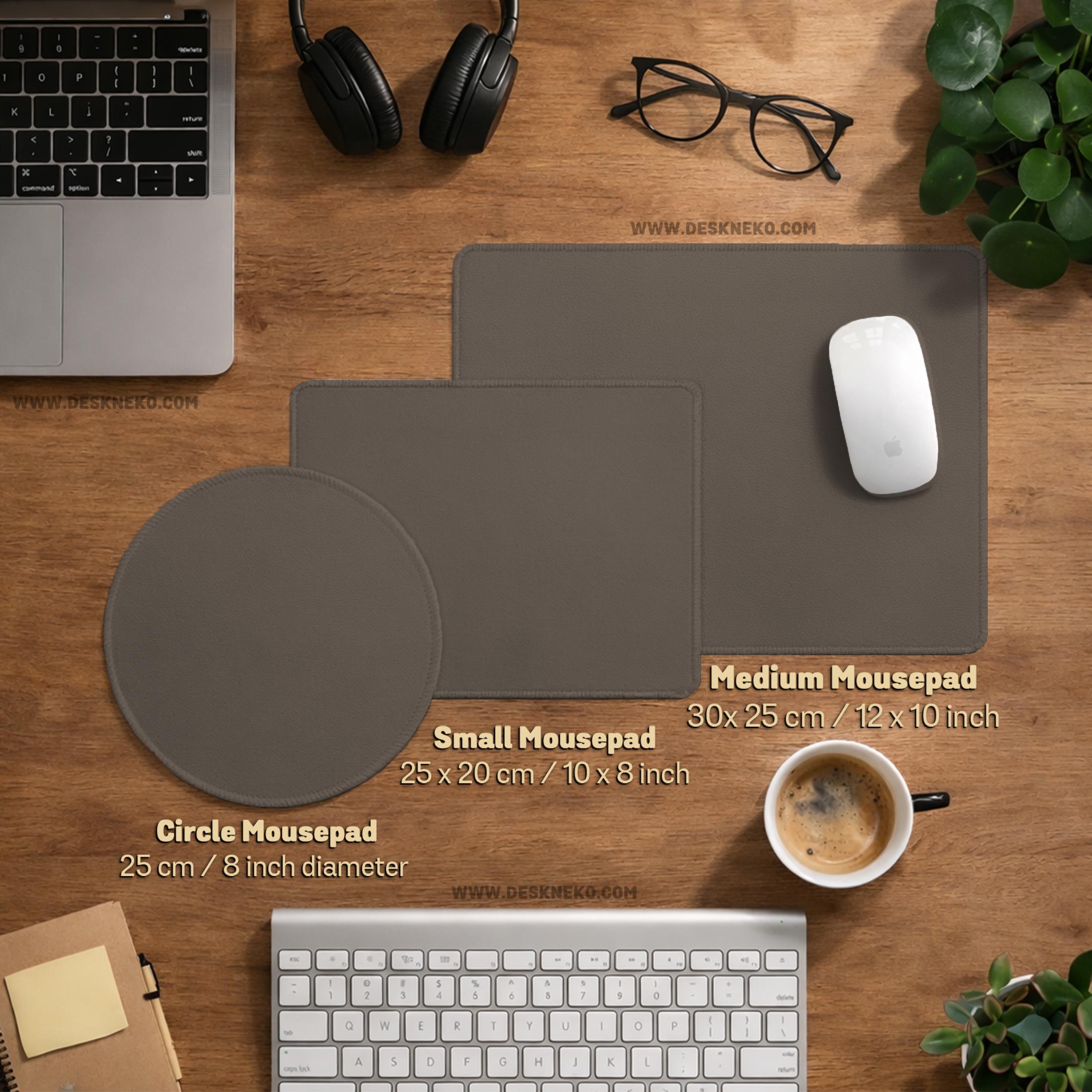 Monochrome Cocoa Desk Mat image 3