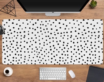 Mouse Pads Cute Desk Accessories Cute Mouse Pad Office Decor Dot Pattern Gift for Her Smooffly Polka Dot Mouse Pad Desk Decor Polka Dot Print