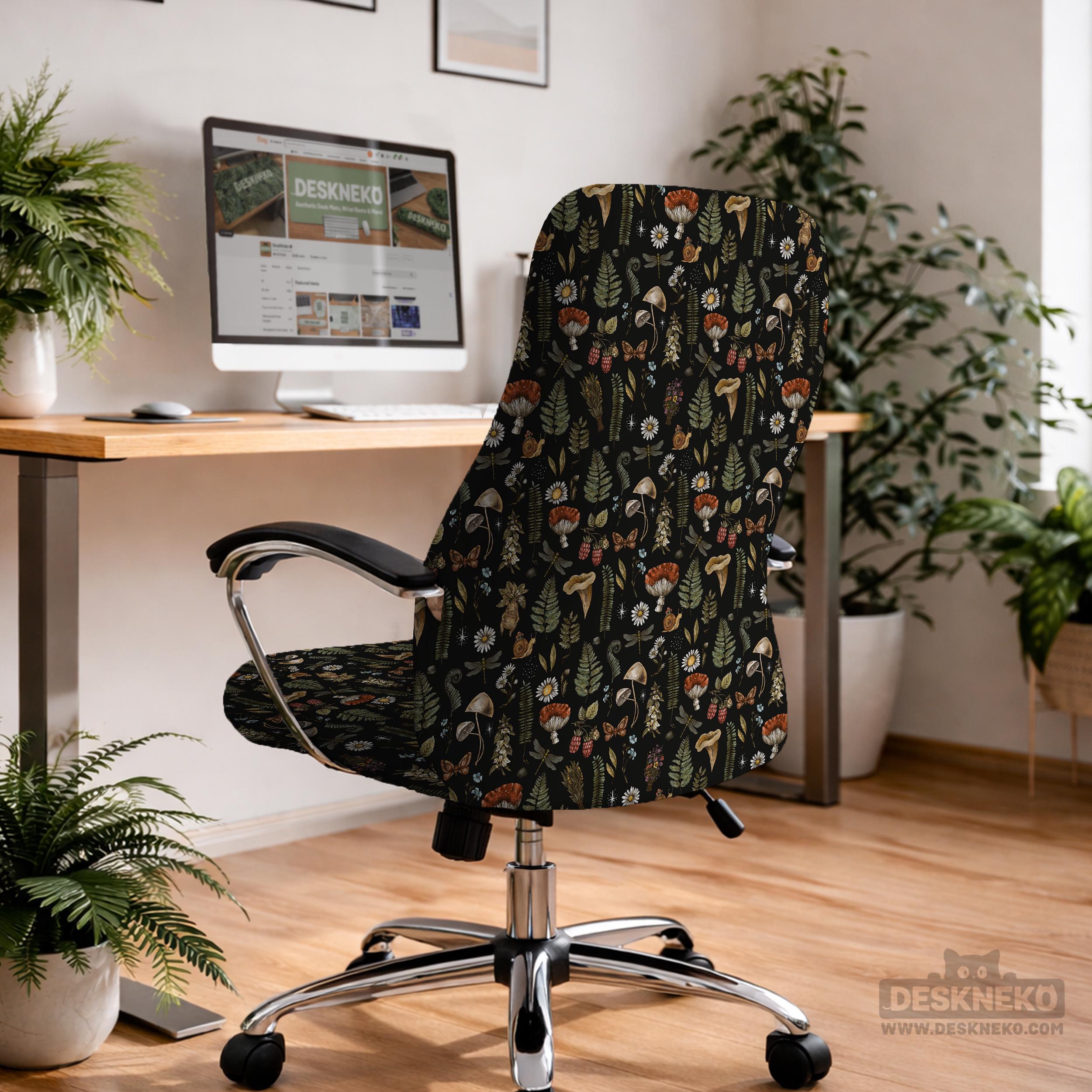 Gothic Botanical Chair Cover image 4