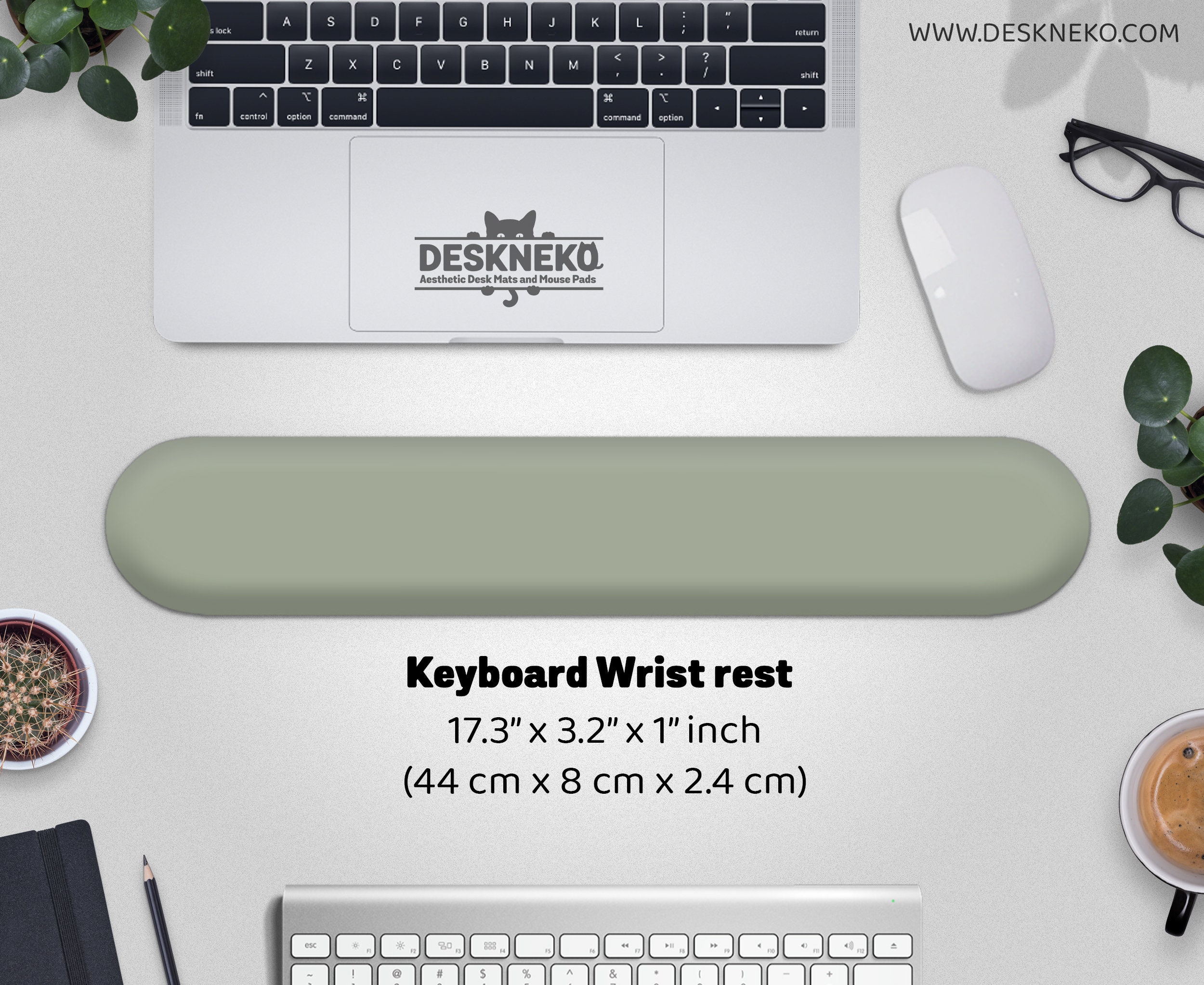 Tappetino per mouse da ufficio con supporto per polso in gel