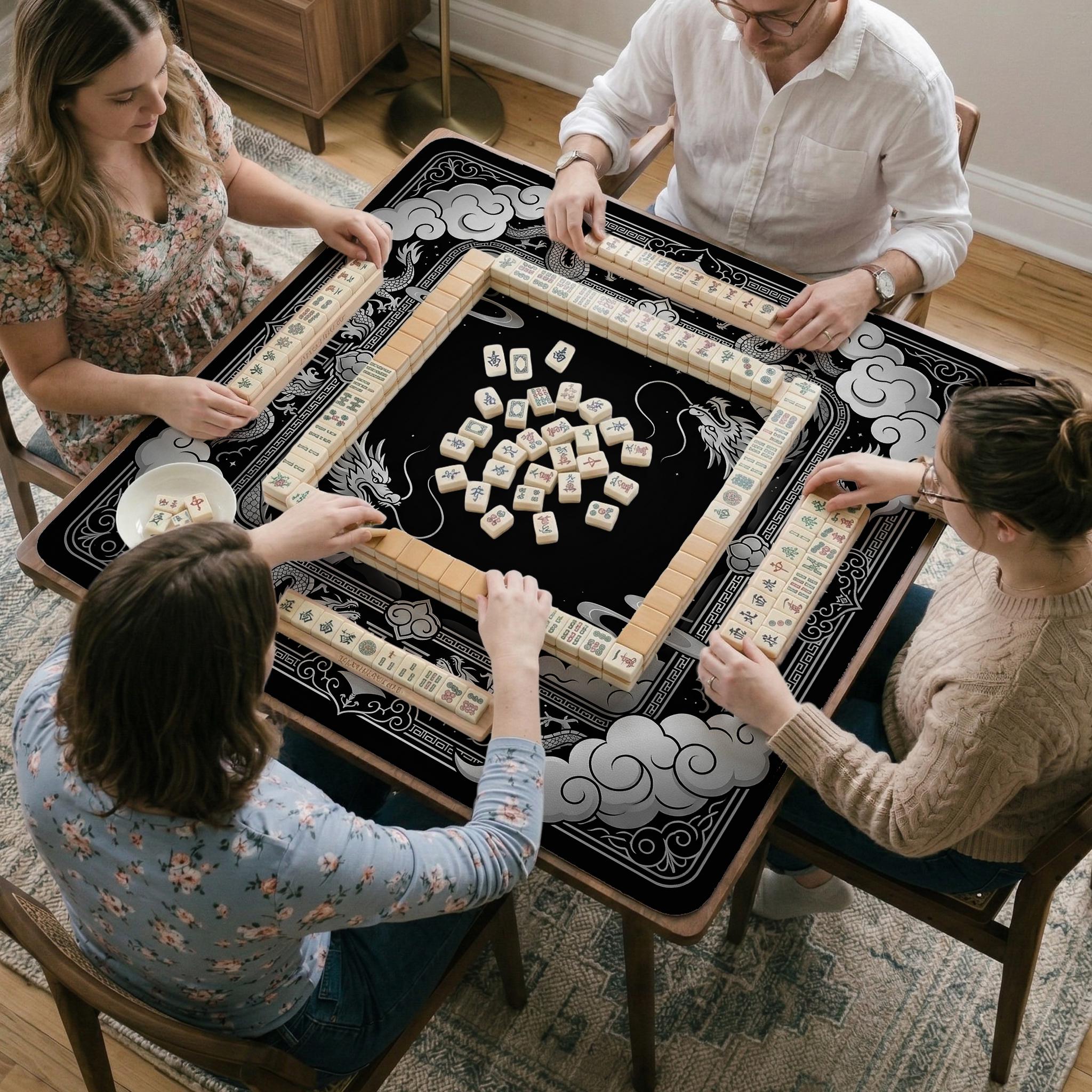 Black Dragon Mahjong Mat image 4