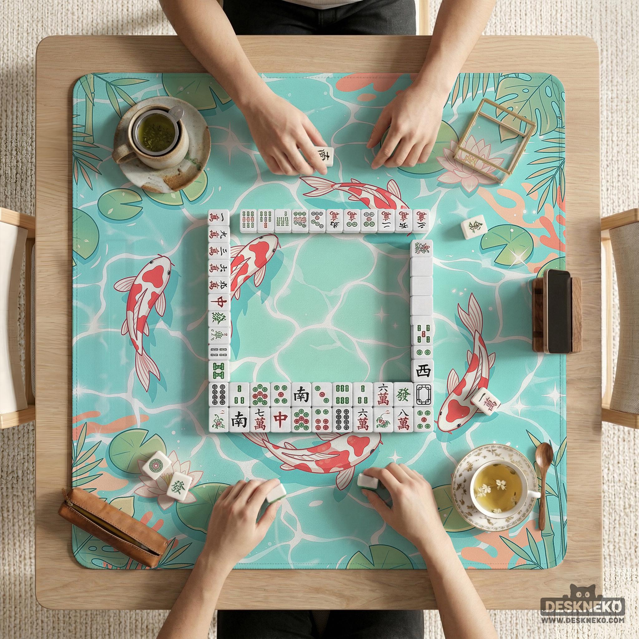 Tropical Koi Mahjong Mat image 2