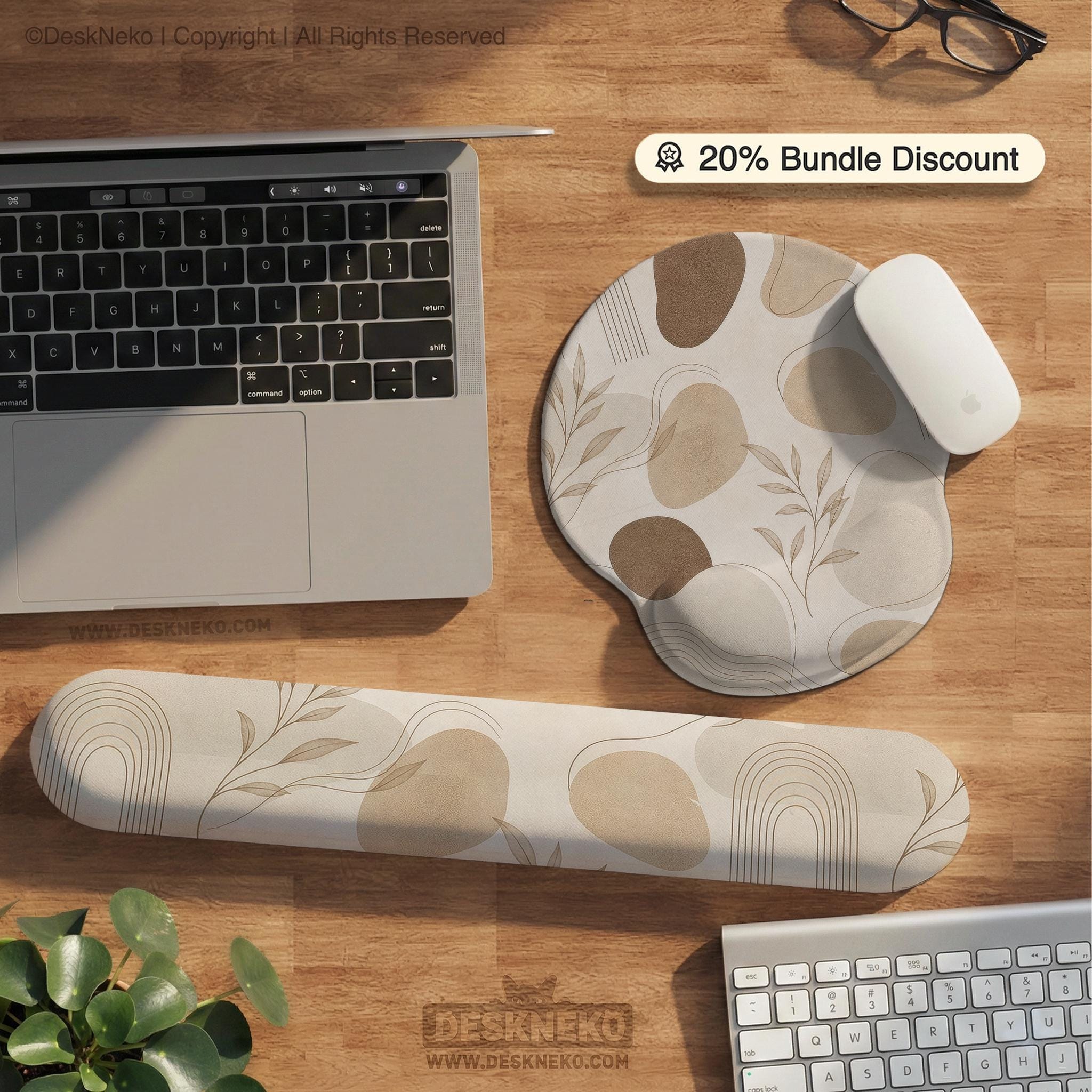 Neutral Abstract Mouse Pad image 4