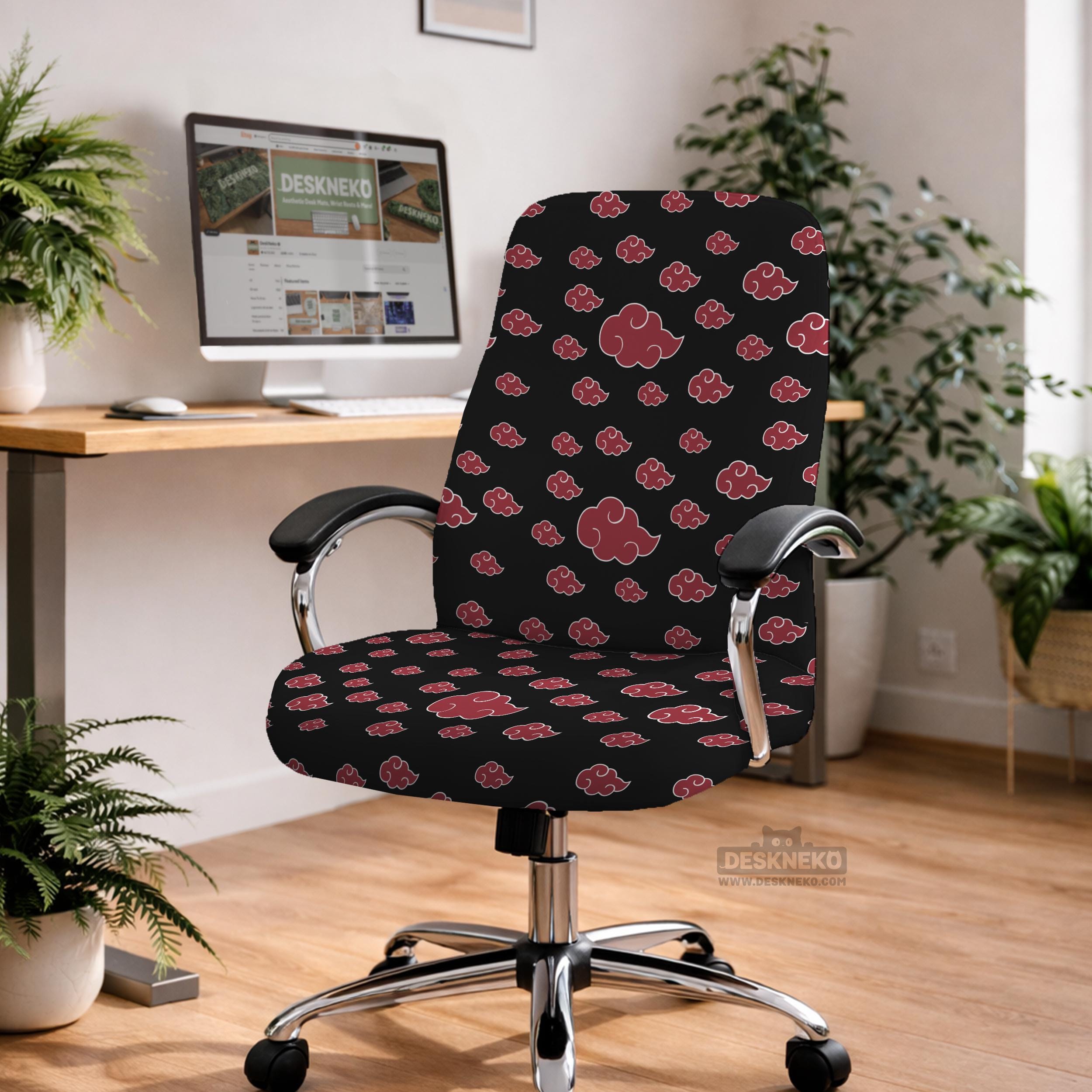 Dark Red Cloud Chair Cover image 4