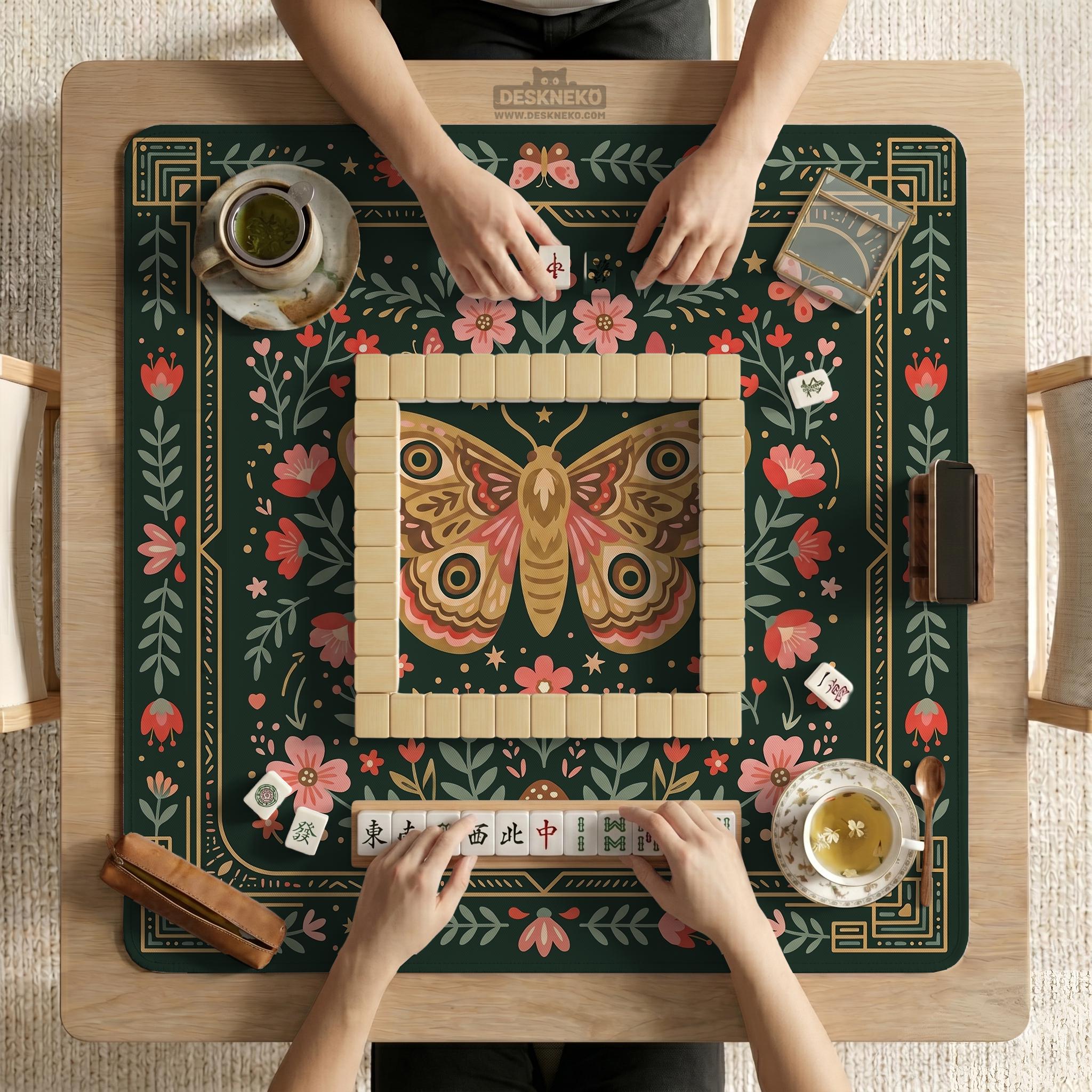 Botanical Moth Mahjong Mat image 4