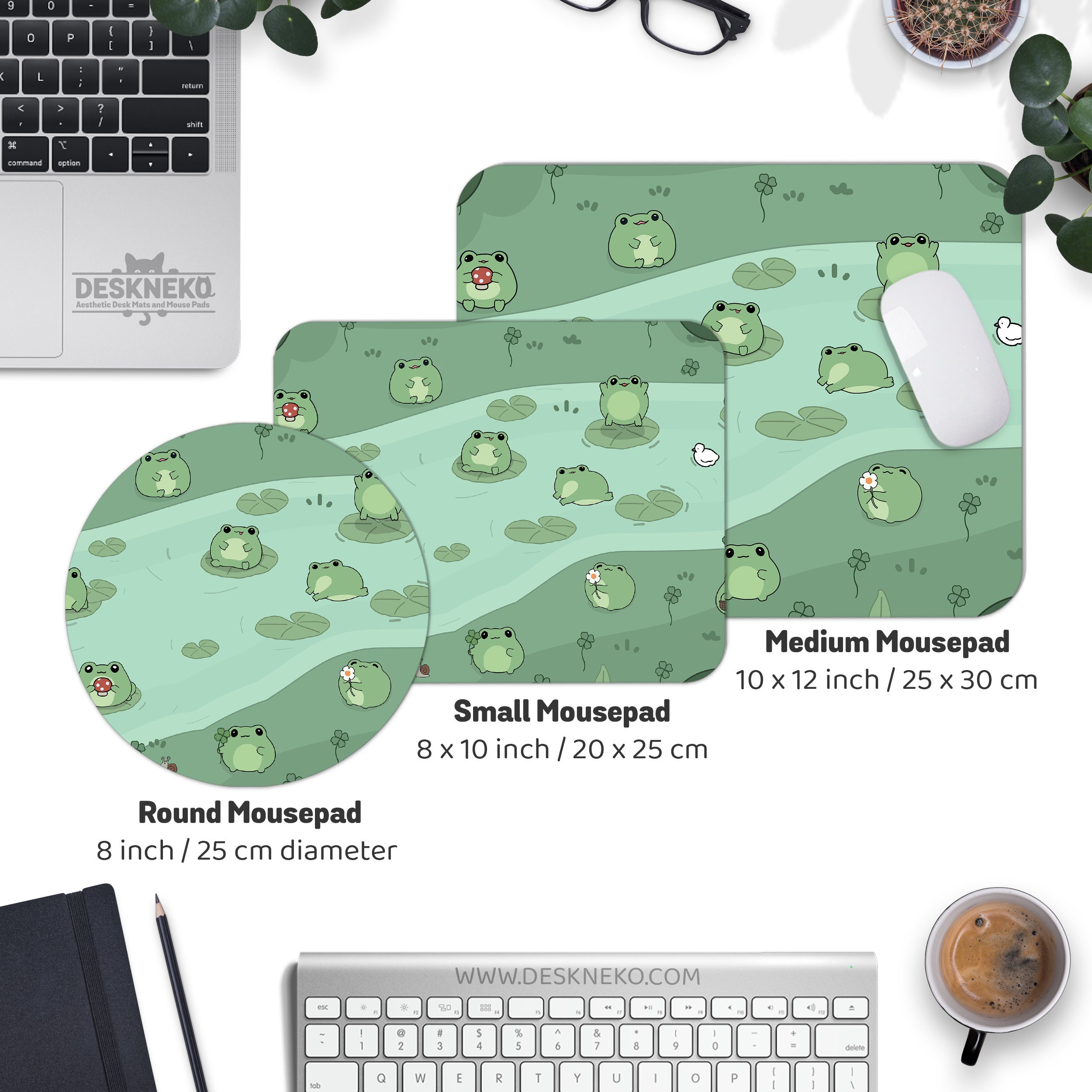 Tappetino Mouse Con Poggiapolsi In Gel Mr Wonderful - Design Kawaii Cactus Per Ragazze E Donne - Foto 8