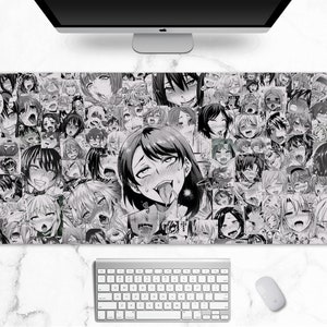 Tapis de bureau personnalisé, tapis de souris personnalisé, tapis de souris  personnalisé, tapis de bureau de joueur personnalisé, ass Kawaii Girl Anime  Manga Booty twins tapis de bureau -  France