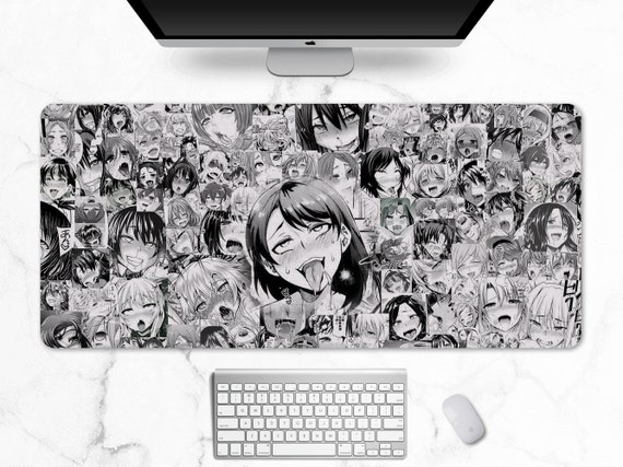Amazon.com : Anime Mouse pad Large Gaming Mousepad Desk Keyboard Mat with  Stitched Edges,for Work & Gaming, Office & Home 31.5x11.8inch -Black :  Office Products