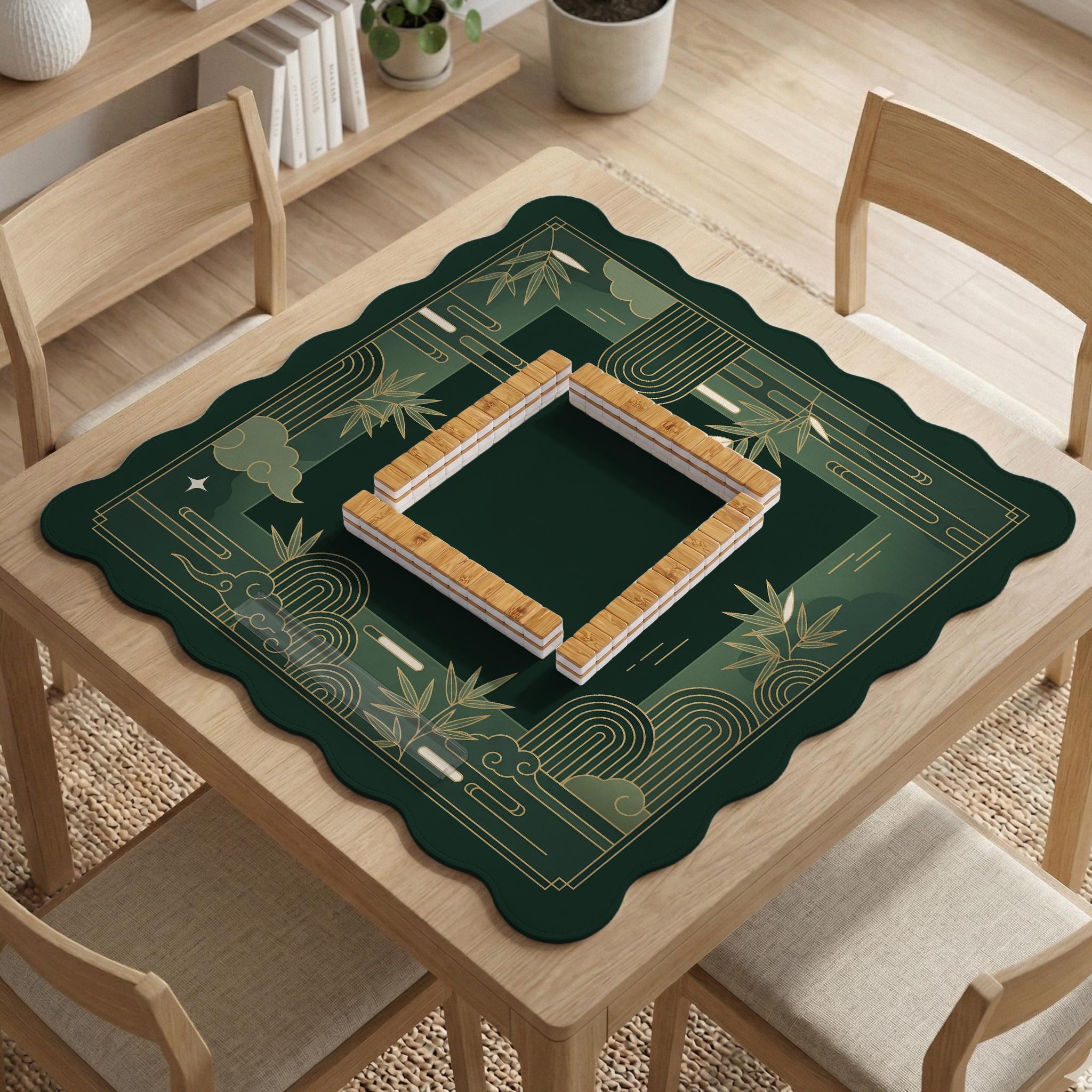 Emerald Bamboo Mahjong Mat image 4