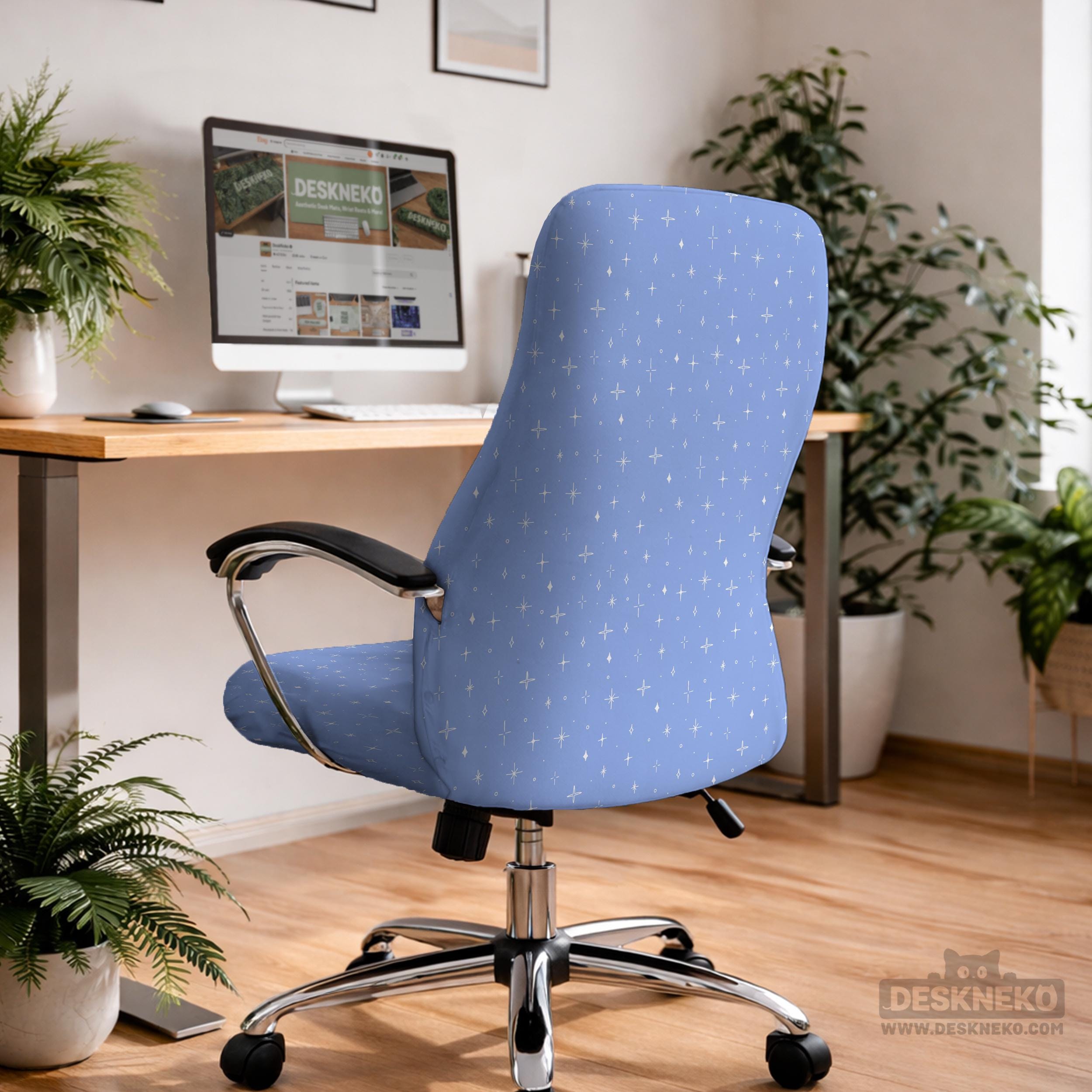 Blue Celestial Chair Cover image 3