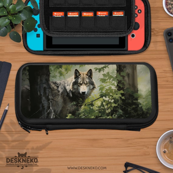 Forest Wolf Case for Nintendo Switch, Game Card Holder, Switches