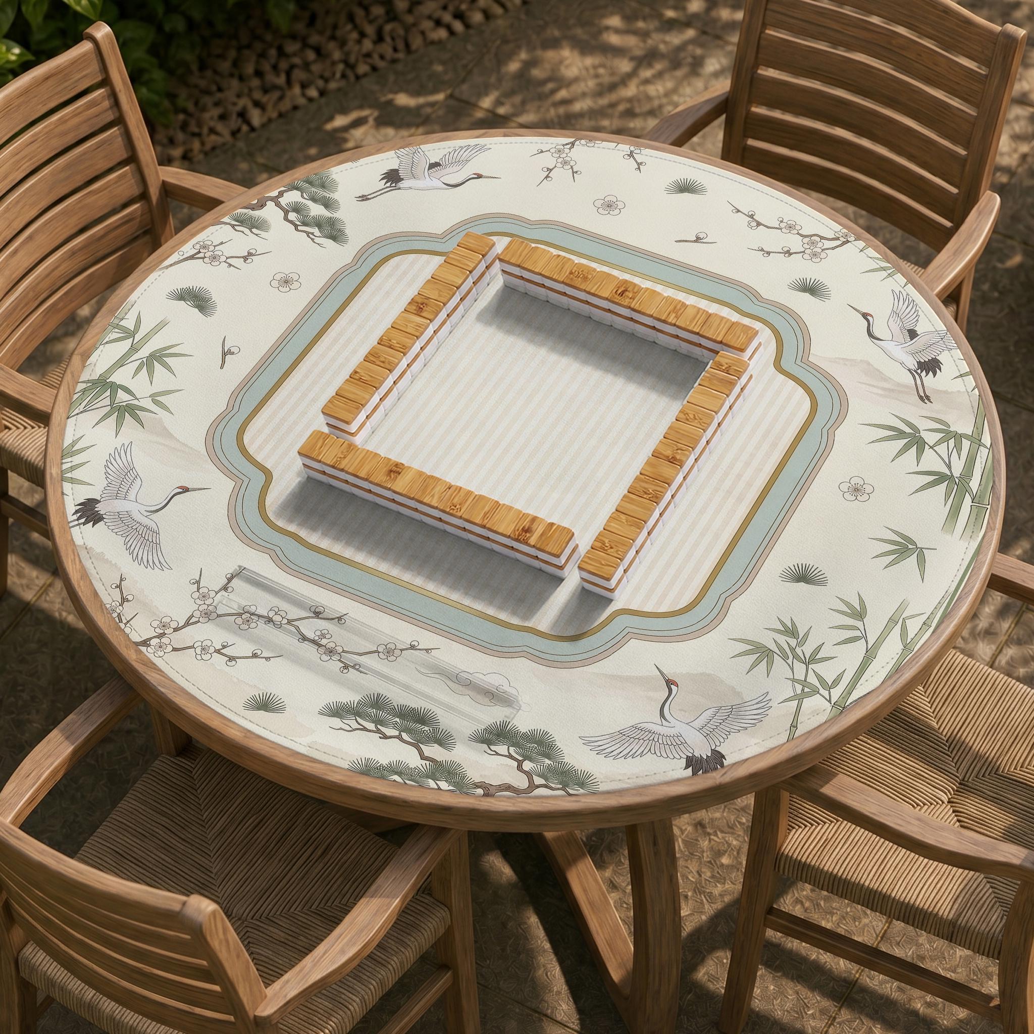 Chinoiserie Mahjong Mat image 3