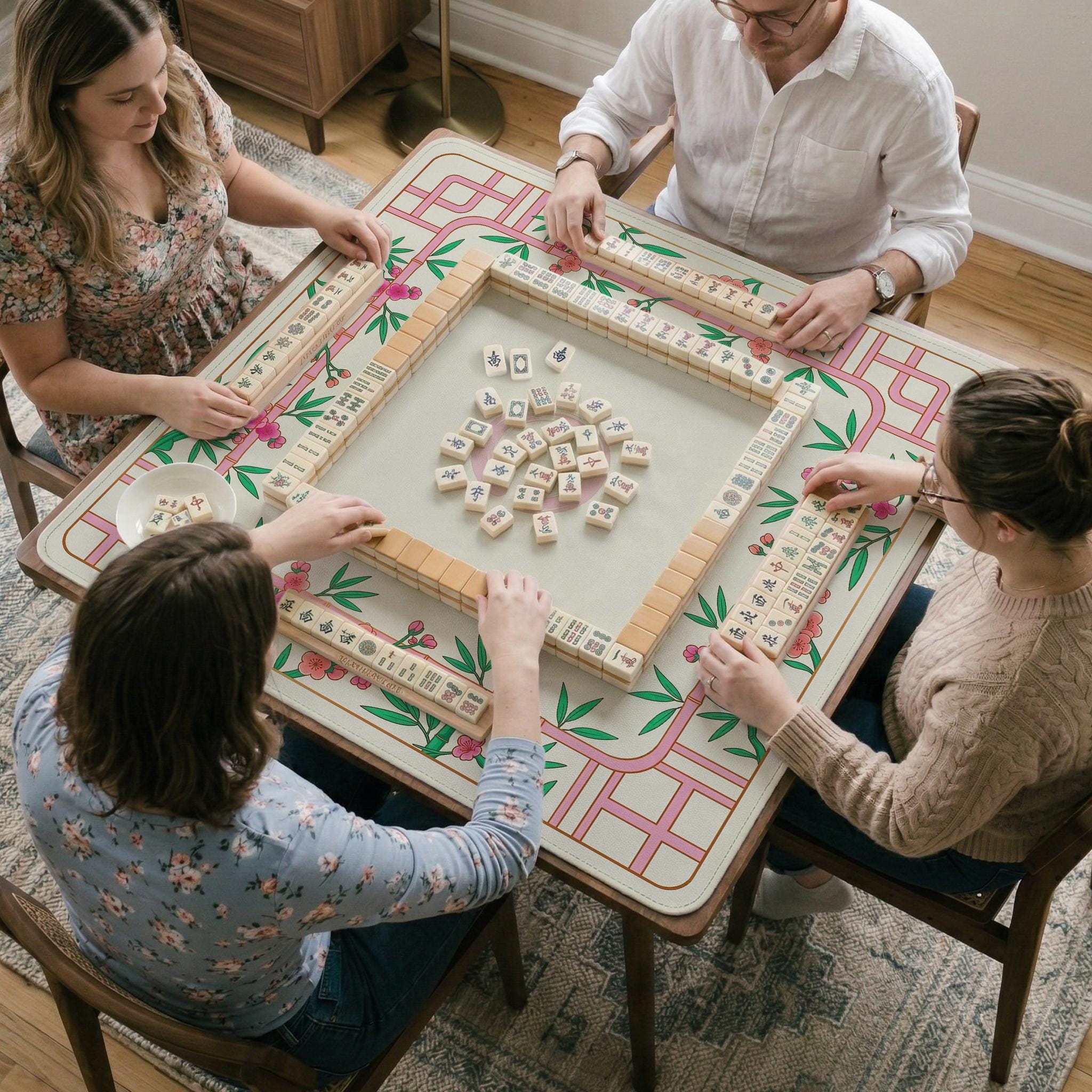Cherry Blossom Mahjong Mat image 4