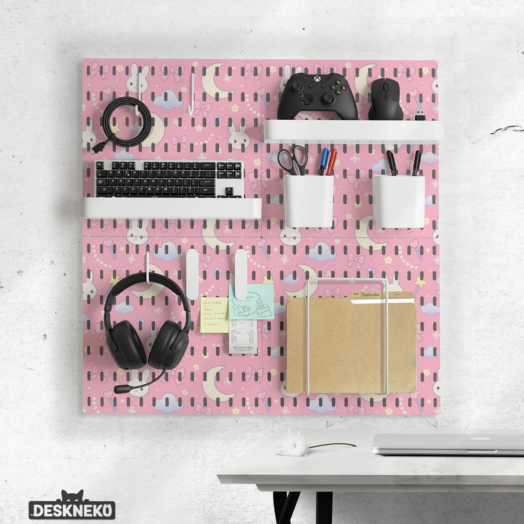 Pink Kawaii Pegboard Set image 2