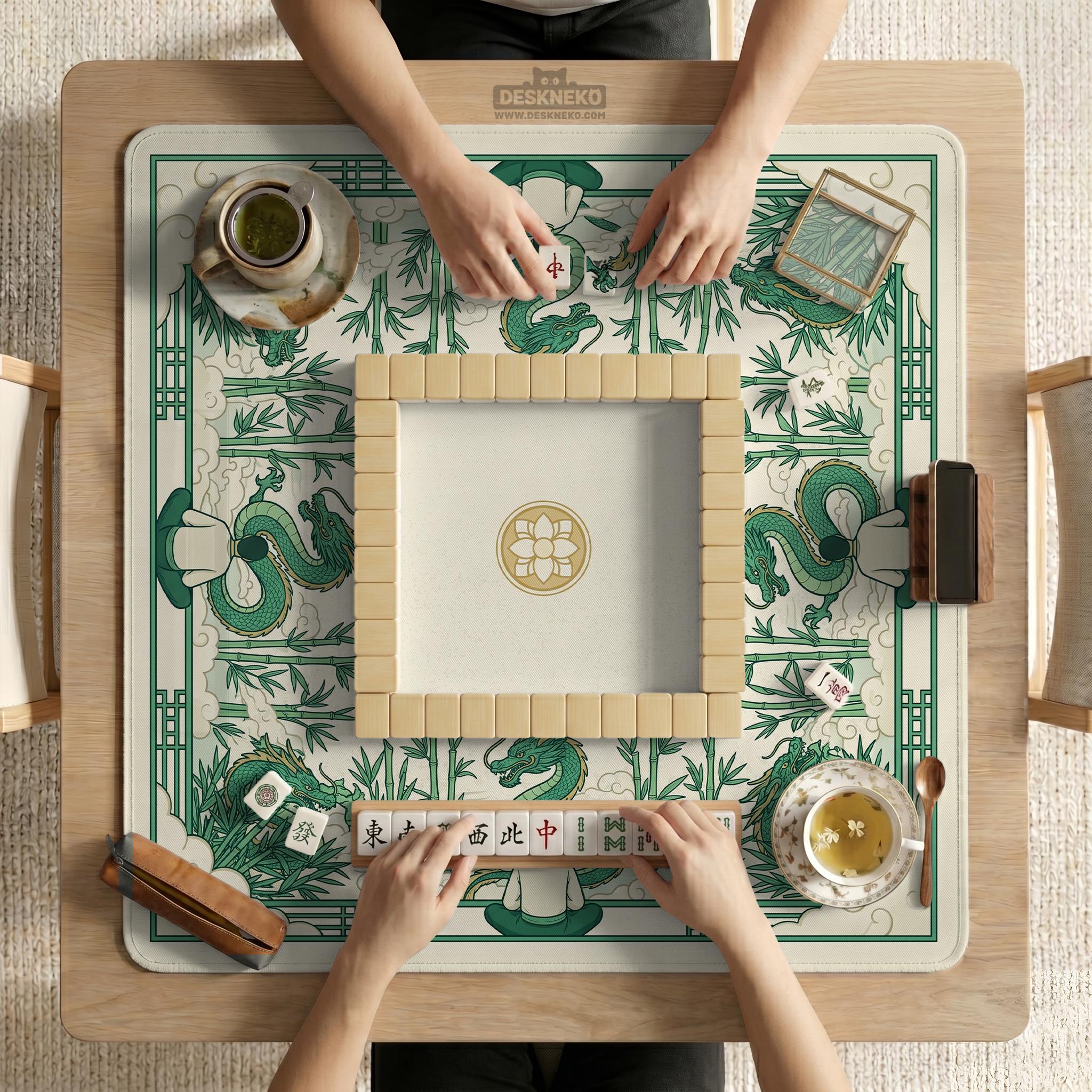 Green Dragon Mahjong Mat image 3