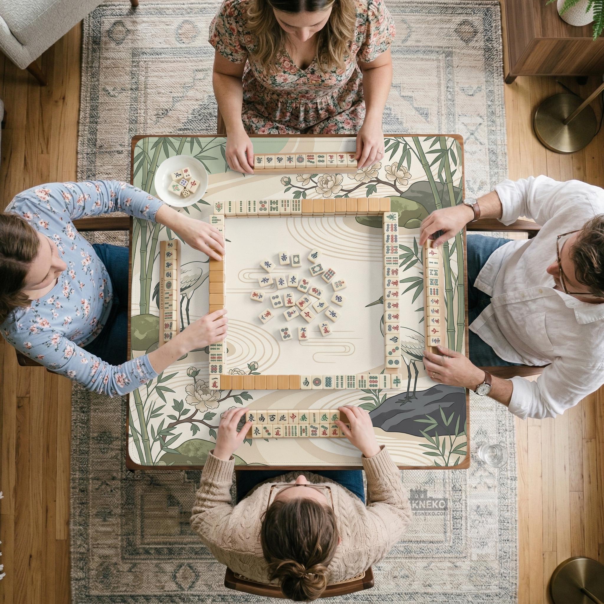 Sage Crane Mahjong Mat image 3