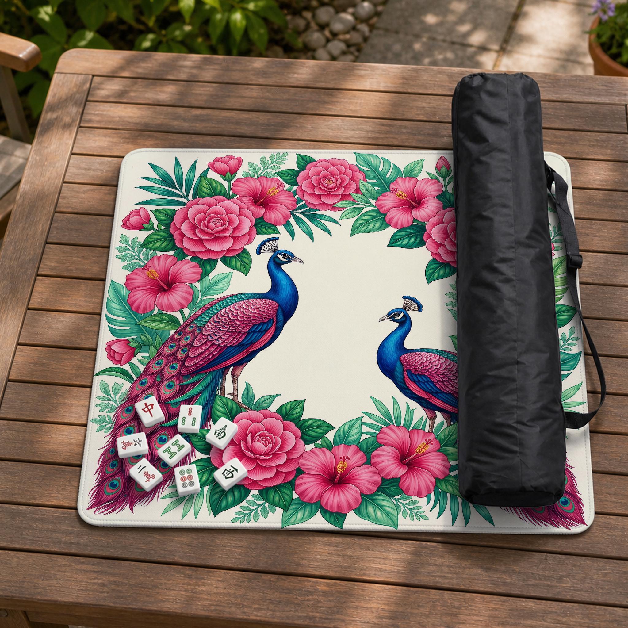 Botanical Bird Mahjong Mat image 3