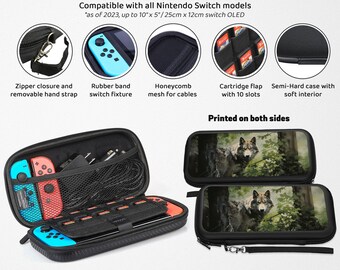 Forest Wolf Case for Nintendo Switch, Game Card Holder, Switches