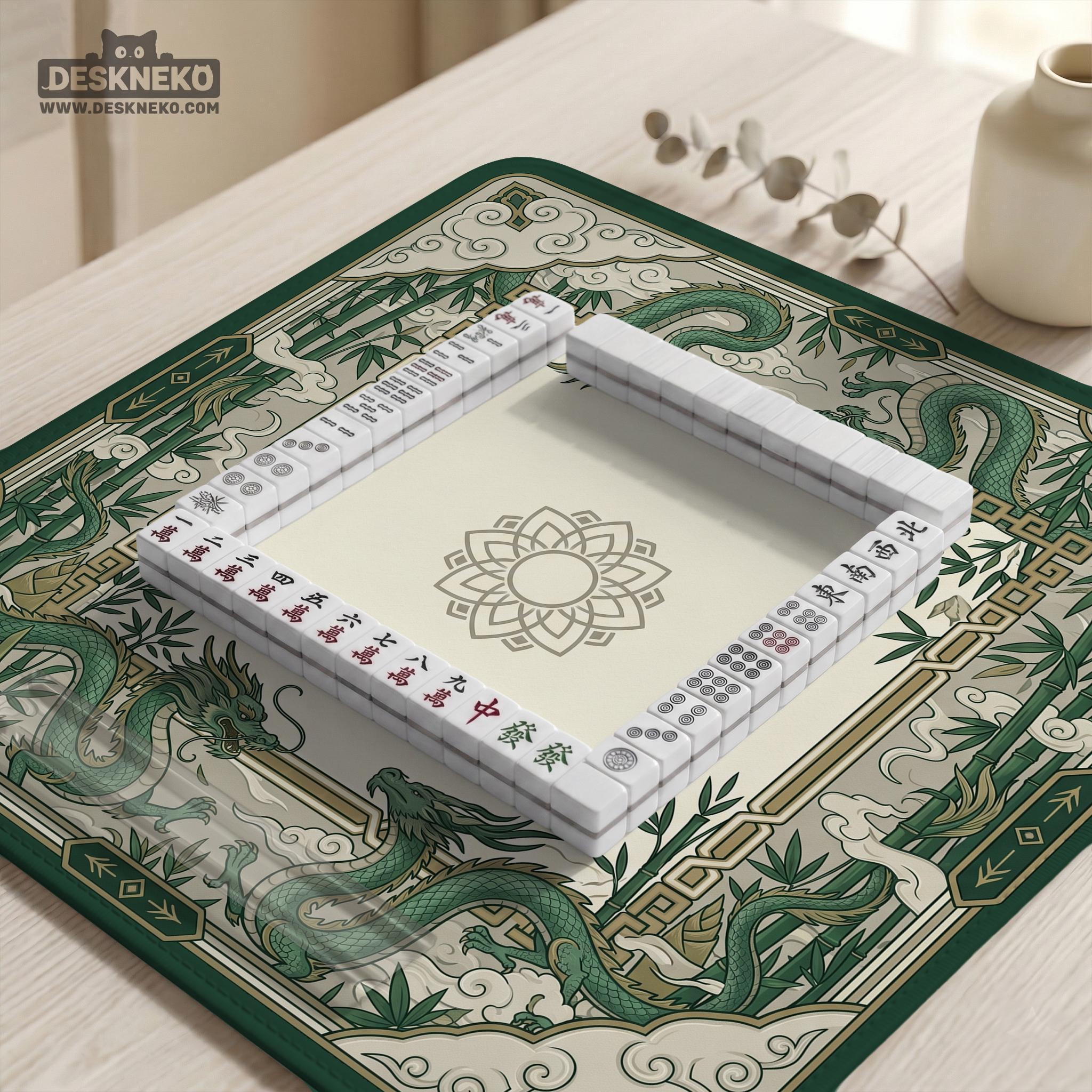 Dragon Bamboo Mahjong Mat image 2