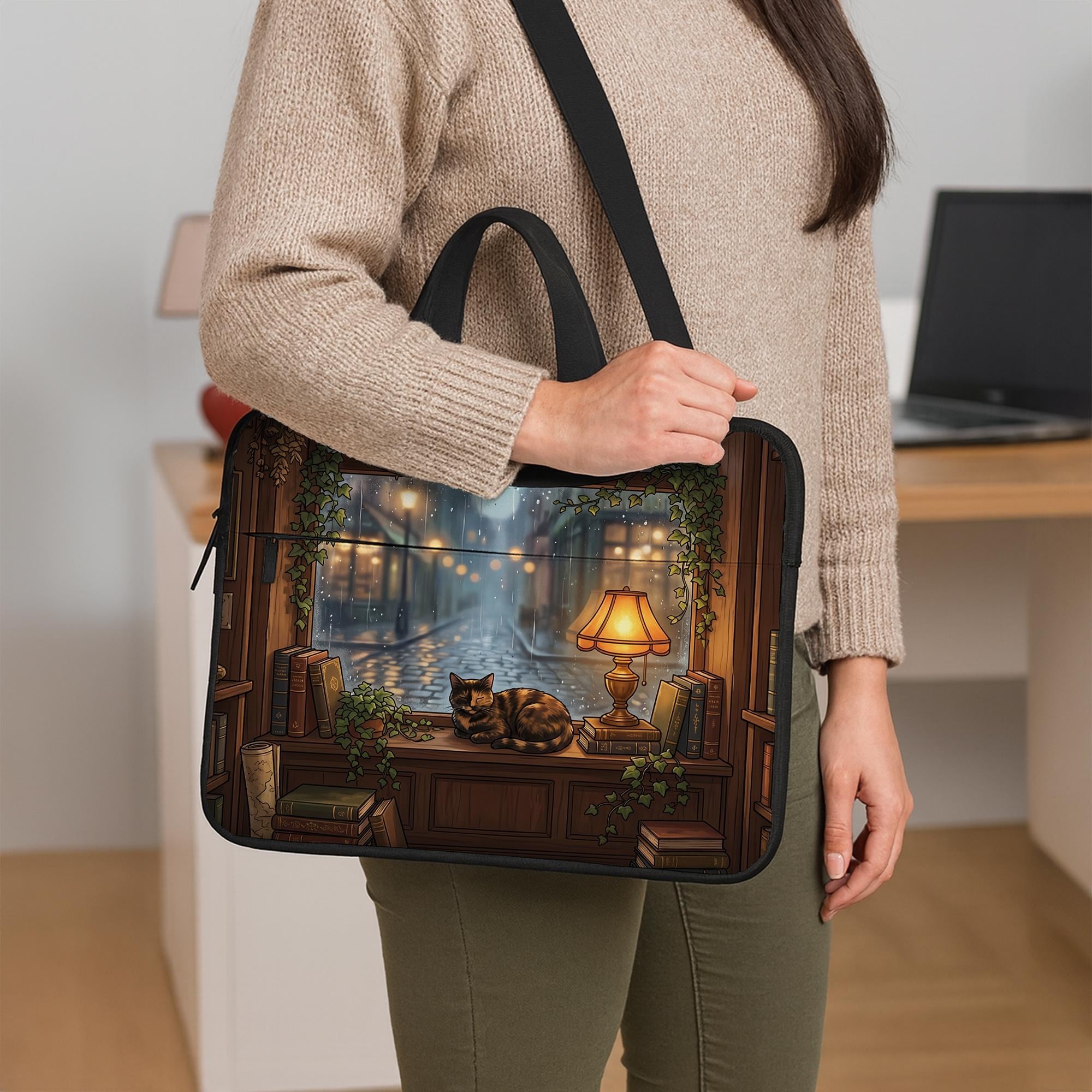 Dark Academia Laptop Sleeve image 2