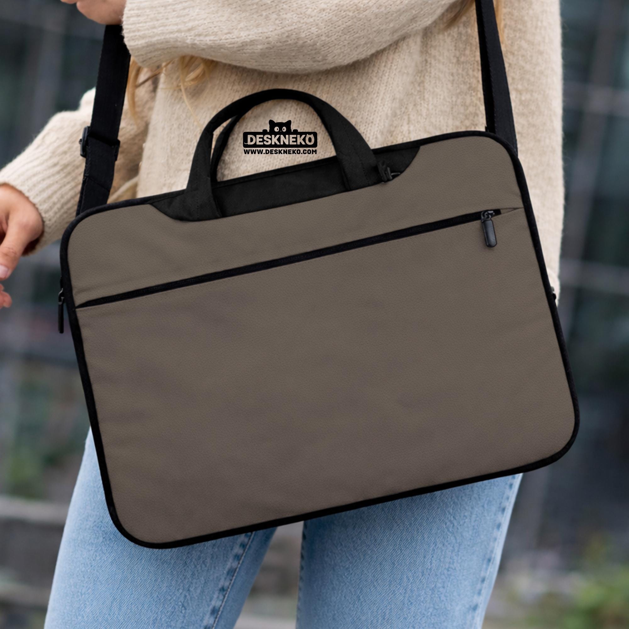 Cocoa Brown Laptop Bag image 2