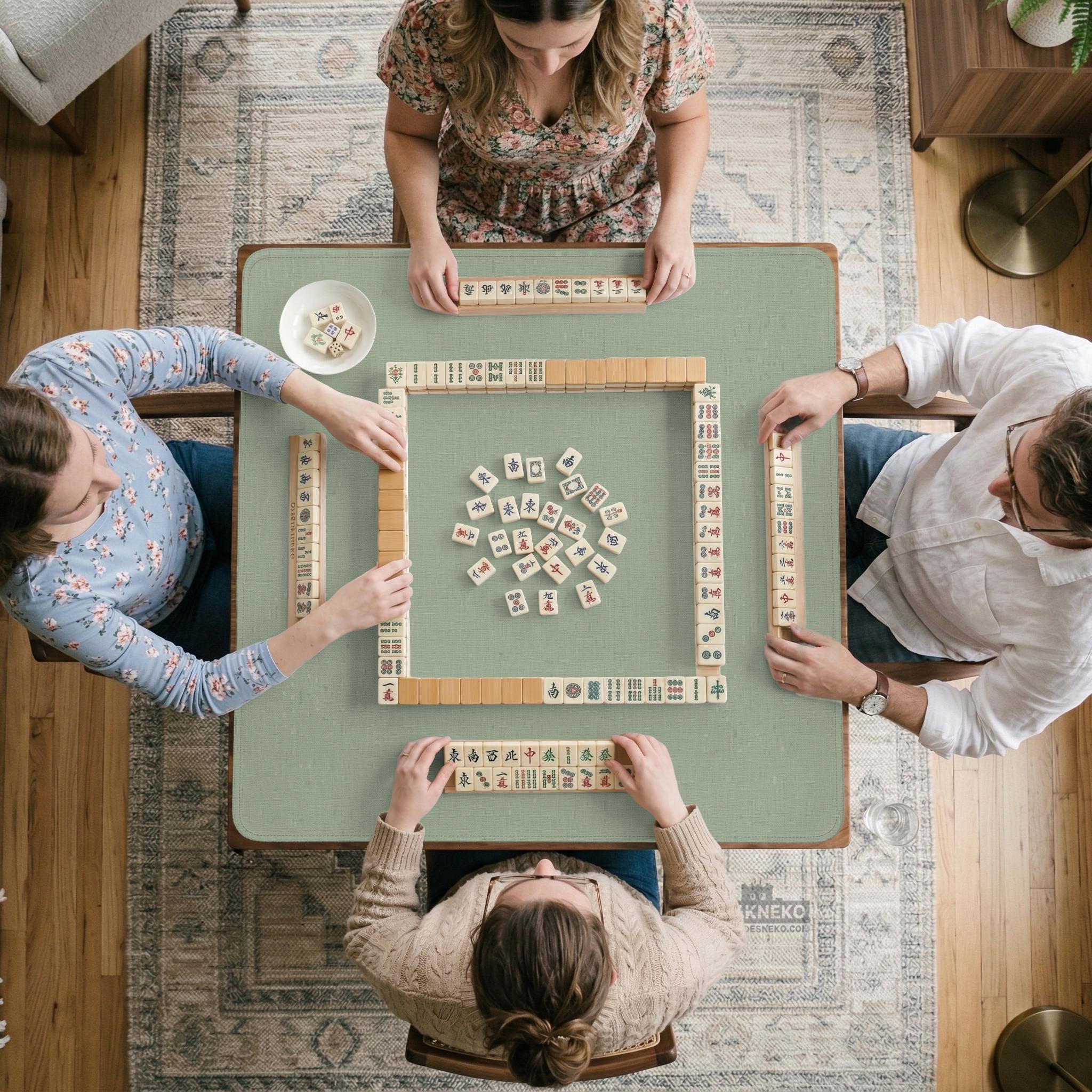 Sage Green Mahjong Mat image 4