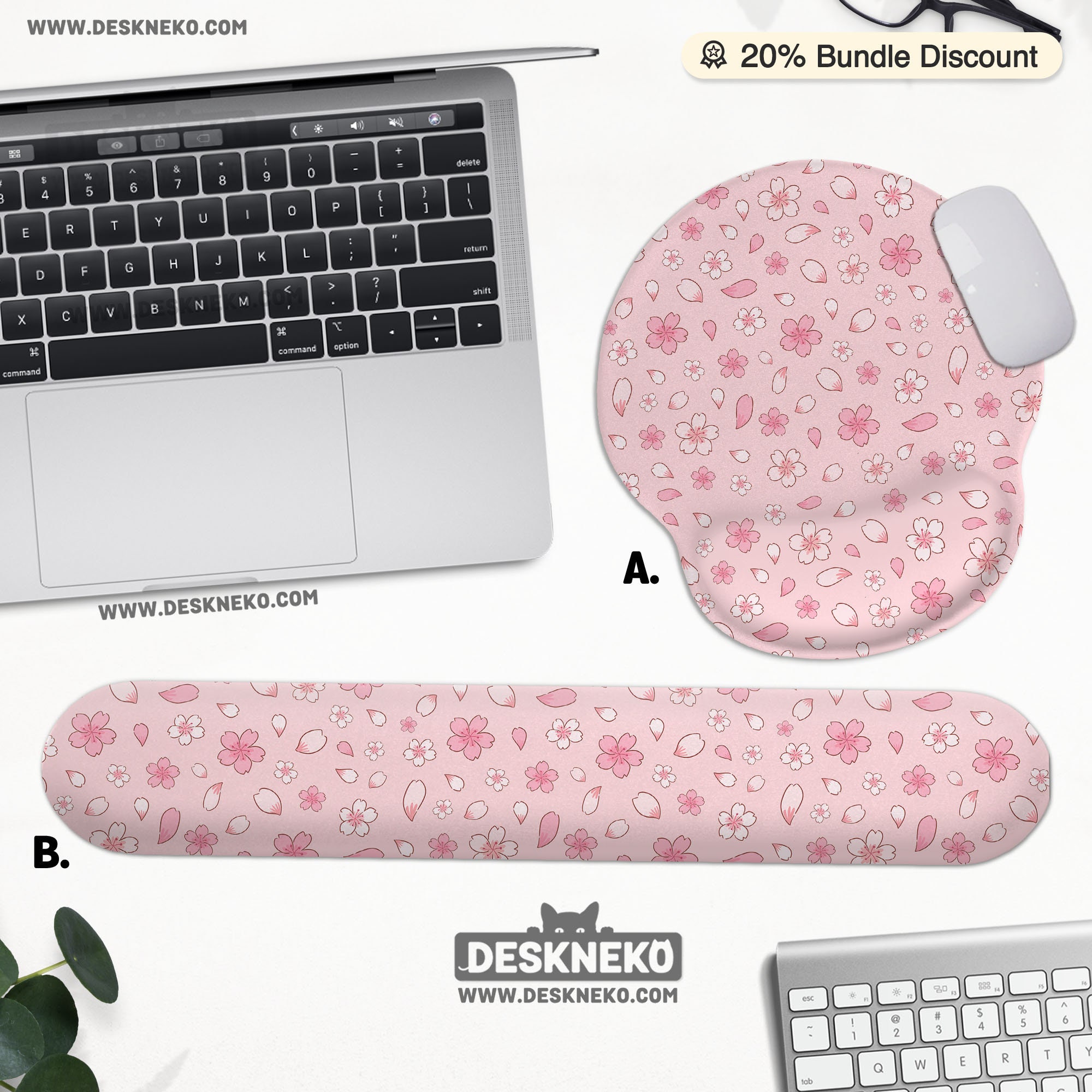 Ergonomic Multiple Color Options Cloud Keyboard Wrist Rest Soft Leather  Memory Foam Wrist Support Mouse Pad Set - China Computer Pad and Keyboard  Pad price