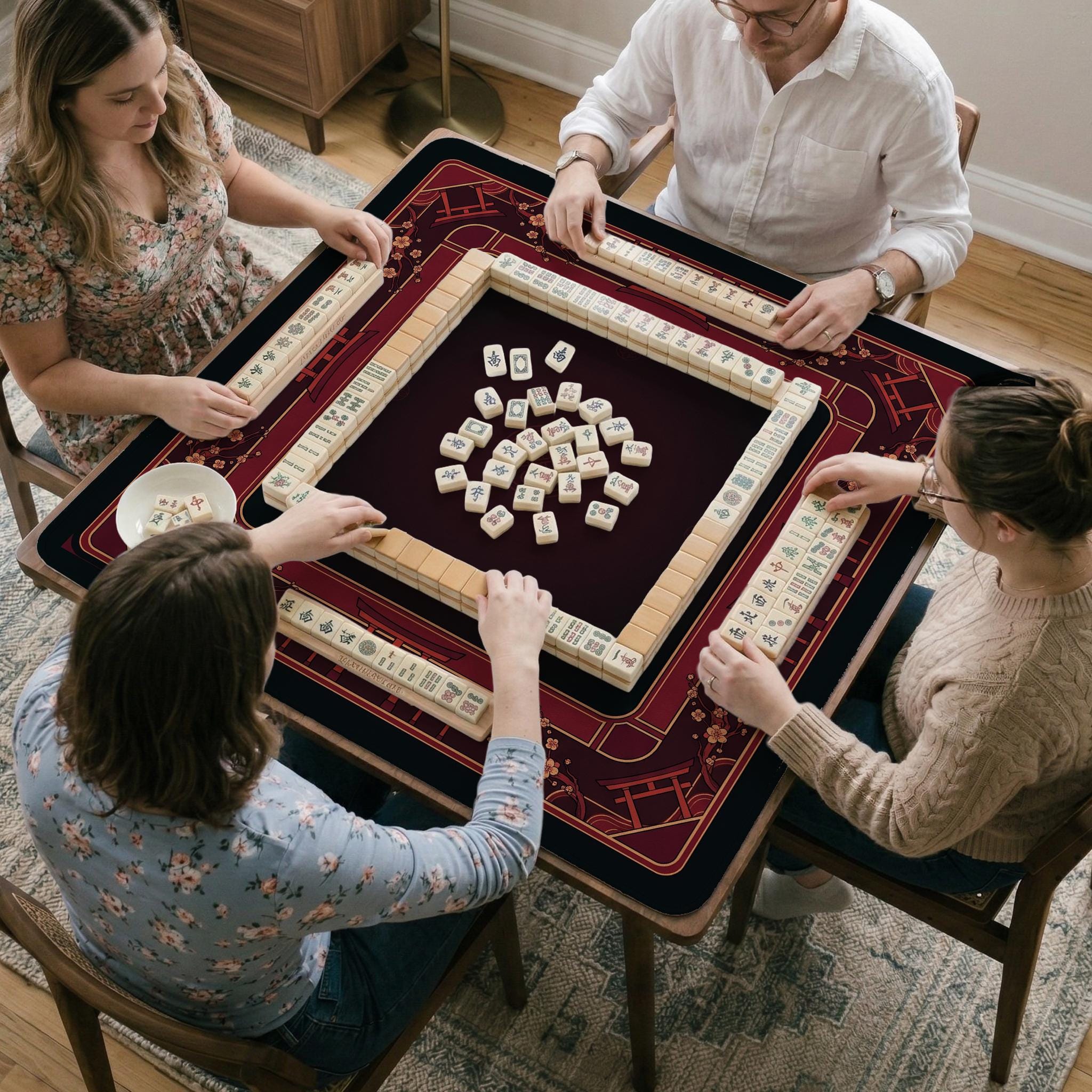 Burgundy Sakura Mat image 4