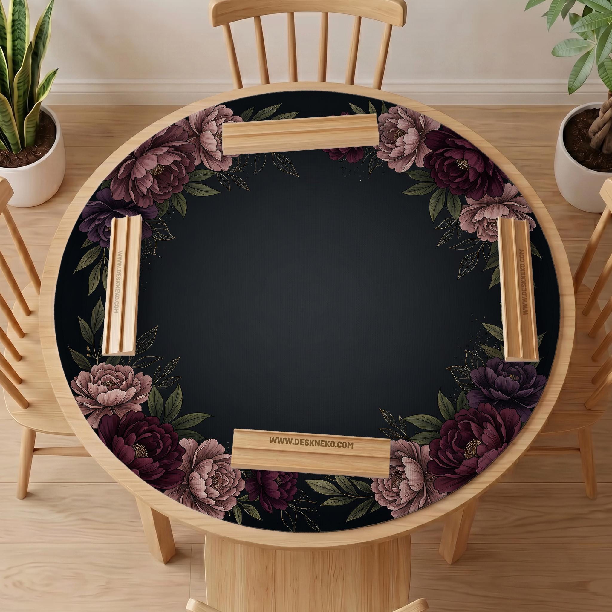 Dark Botanical Mahjong Mat image 4
