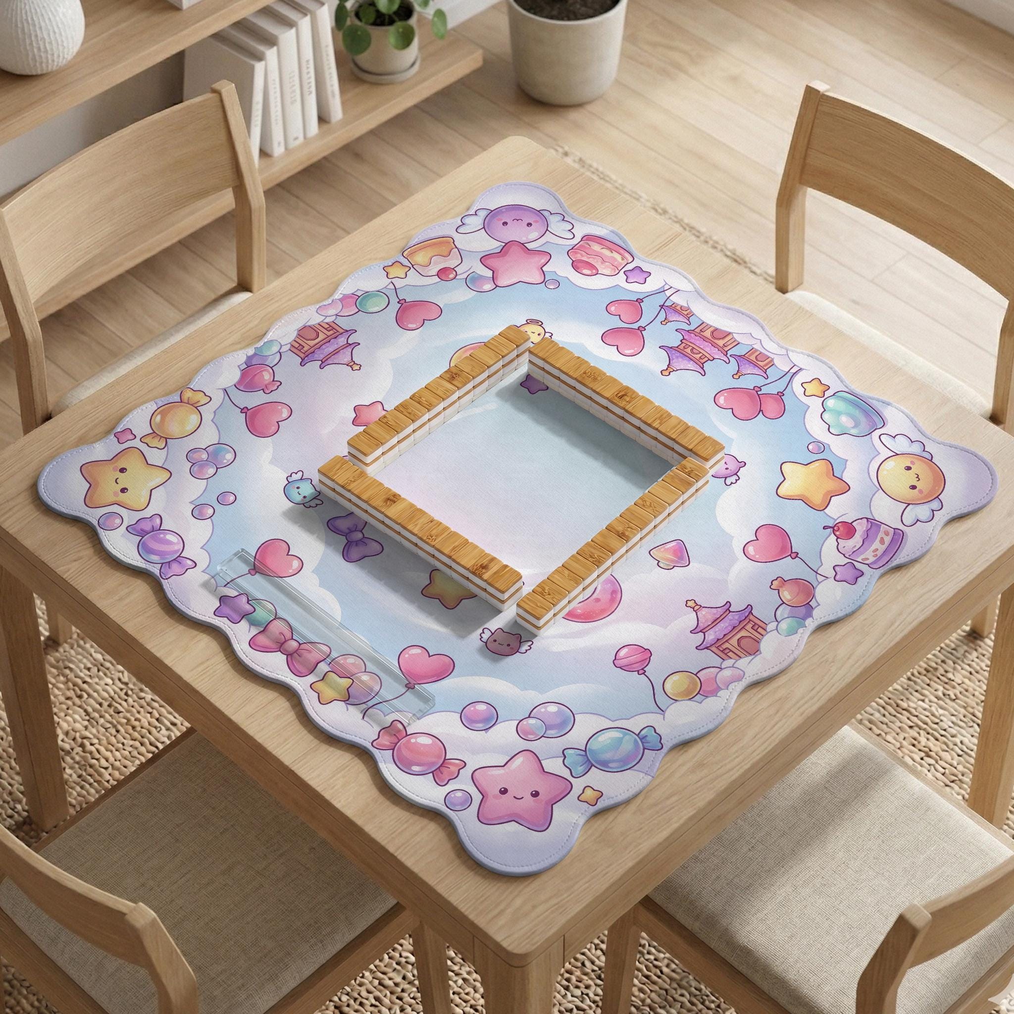 Pastel Kawaii Mahjong Mat image 2