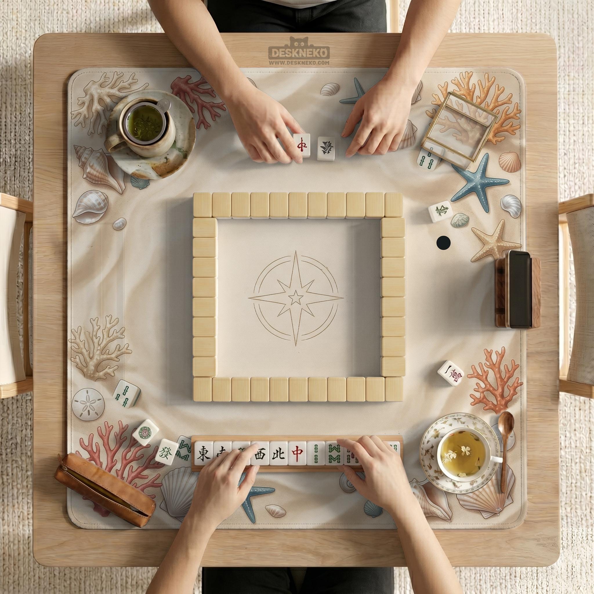 Coastal Shell Mahjong Mat image 3