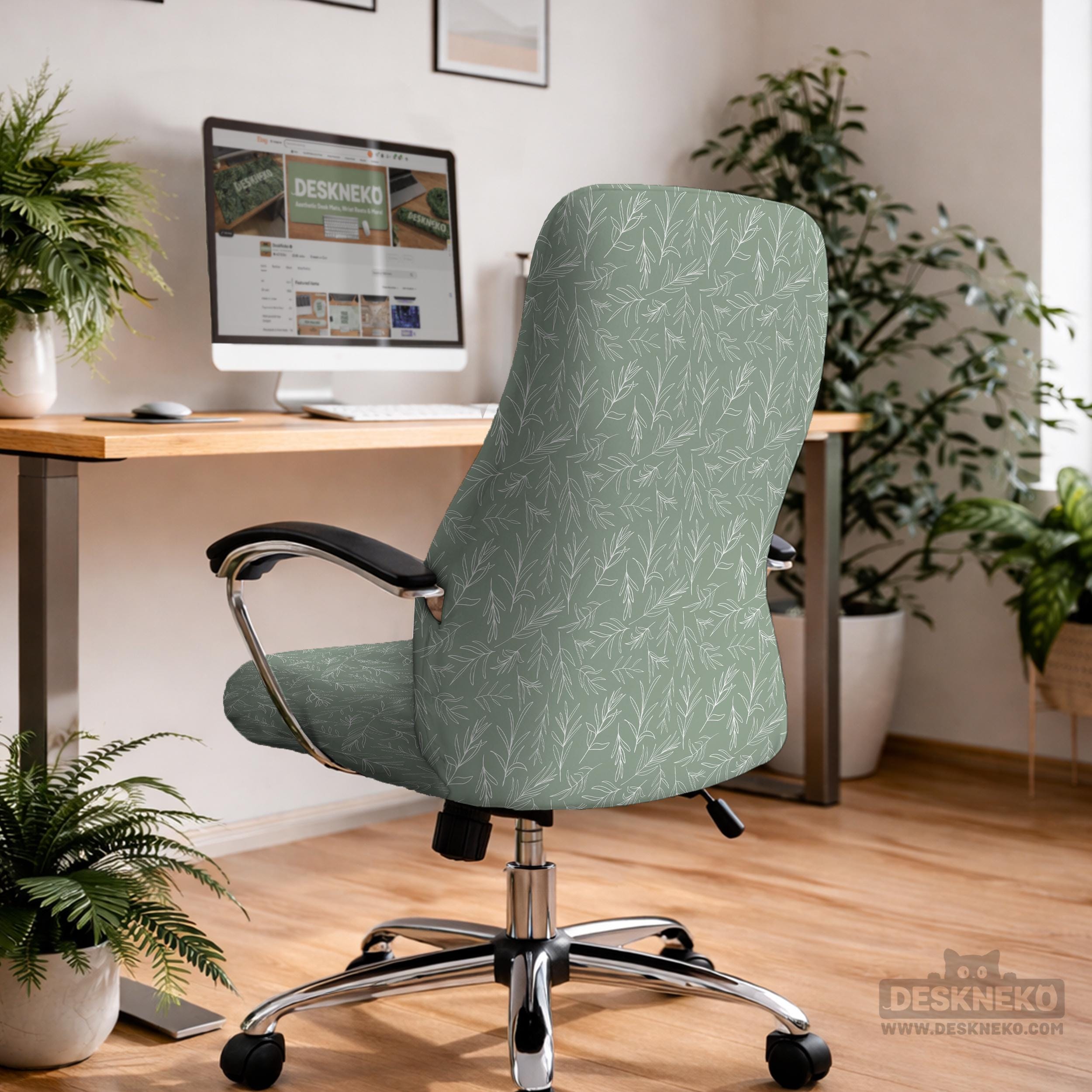 Sage Leaf Chair Cover image 4