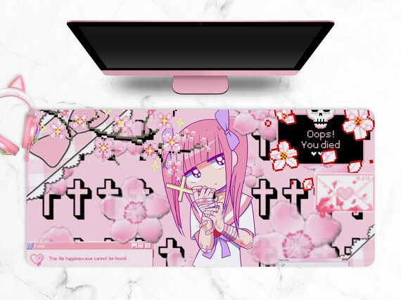 Menhera Chan Kawaii Mousepad XXL Extra Large Gaming Mouse 