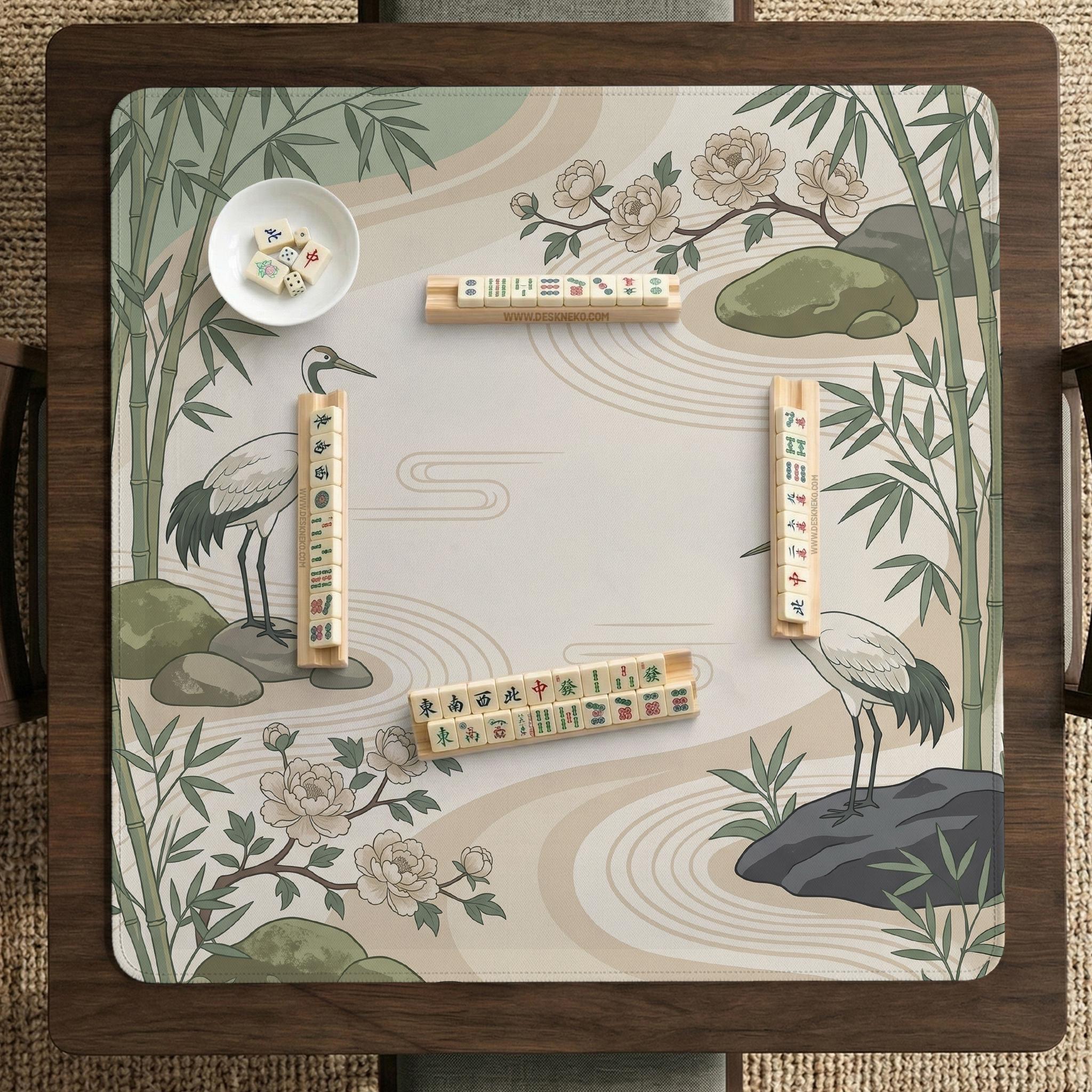 Sage Crane Mahjong Mat image 3