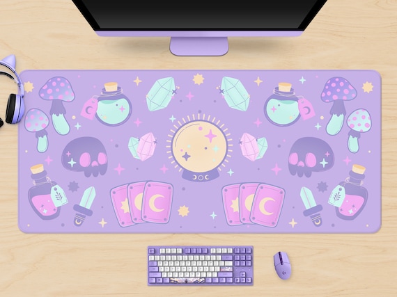 Girls Boys Lovely Animal Waterproof Mouse Pad Kawaii Bear Cup Mat Desk Mat