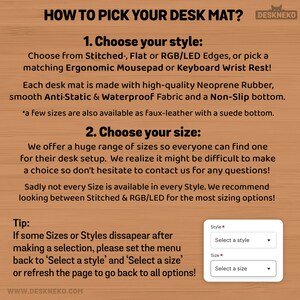 Lofi Desk Mat Xl, Aesthetic Mousepad Cozy, Large Mouse Pad Xxl, Cute ...