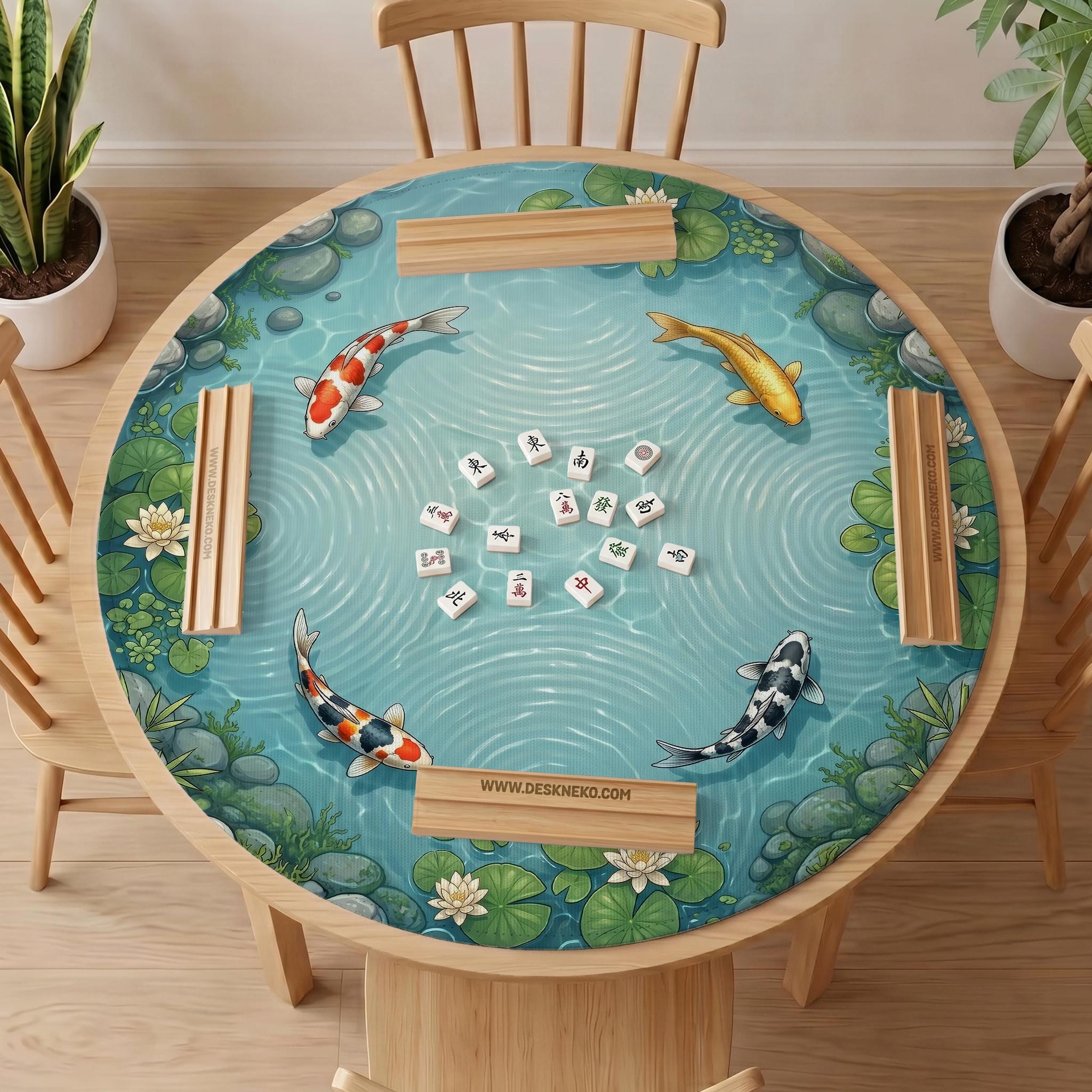 Aqua Koi Mahjong Mat image 4