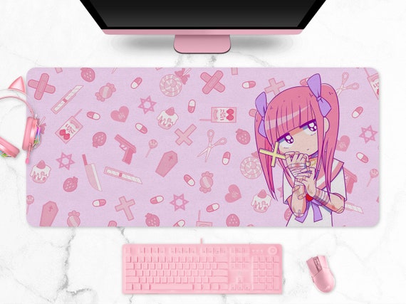 Menhera Chan Kawaii Mousepad XXL Extra Large Gaming Mouse 