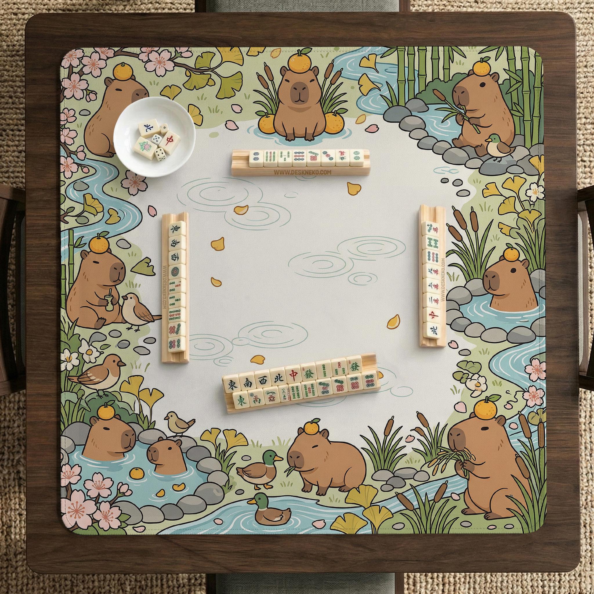Capybara Mahjong Mat image 2