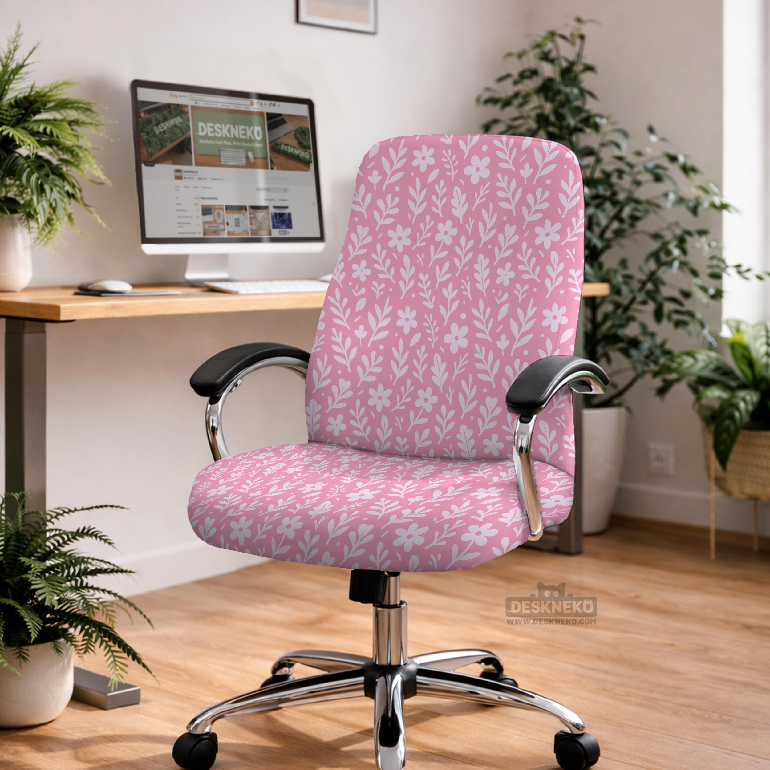 Blush Botanical Chair Cover image 4
