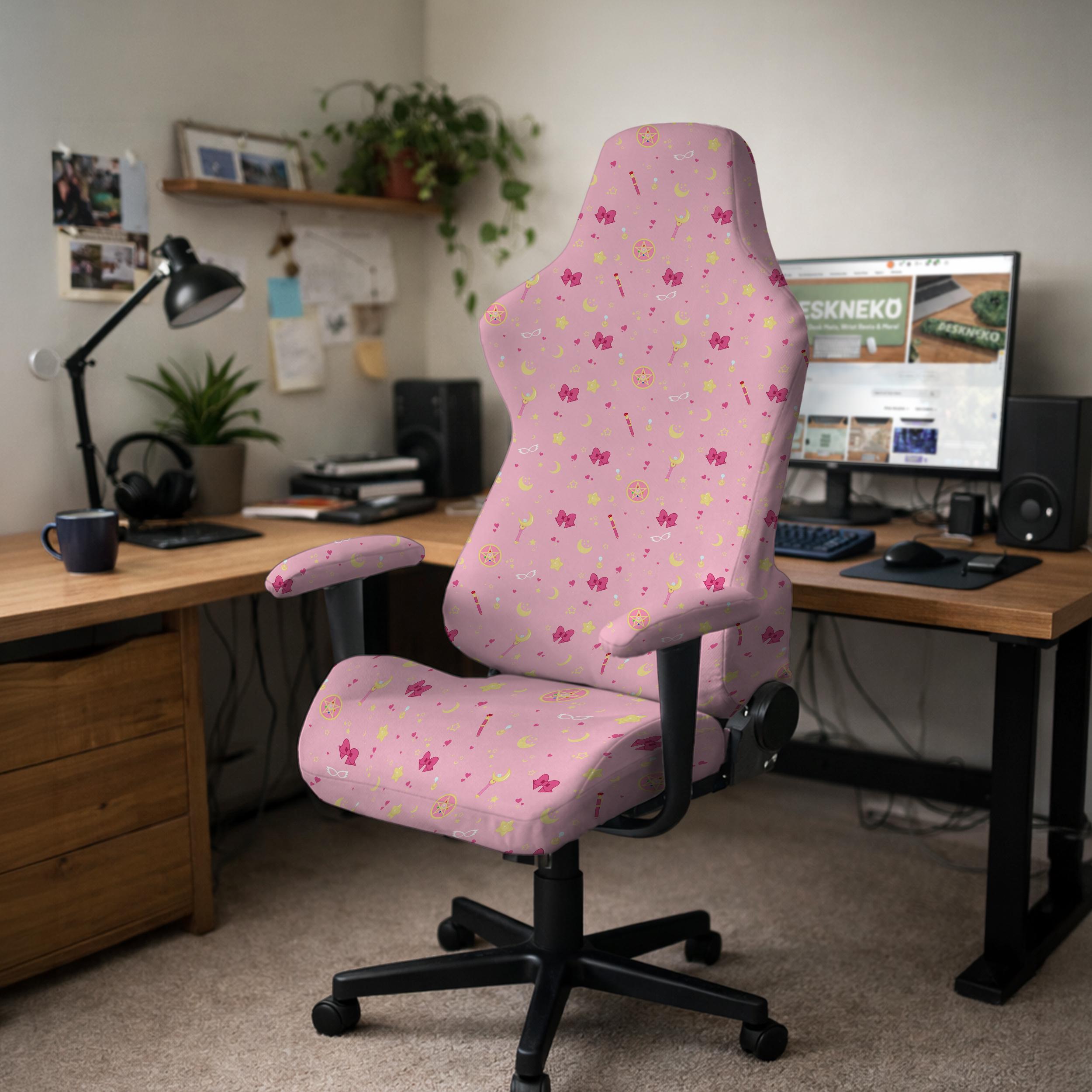 Pink Kawaii Chair Cover image 2