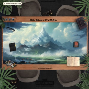 Card Playmat/Desk Mat, tcg mtg play mat, dnd dd table matt, Large custom anime earth landscape, giant Deskmat/Mouse pad xxl, 24 14 60 35