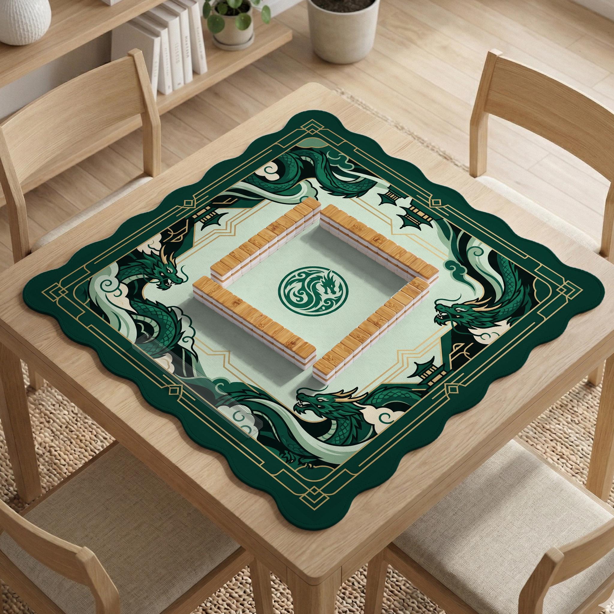 Emerald Dragon Mahjong Mat image 3