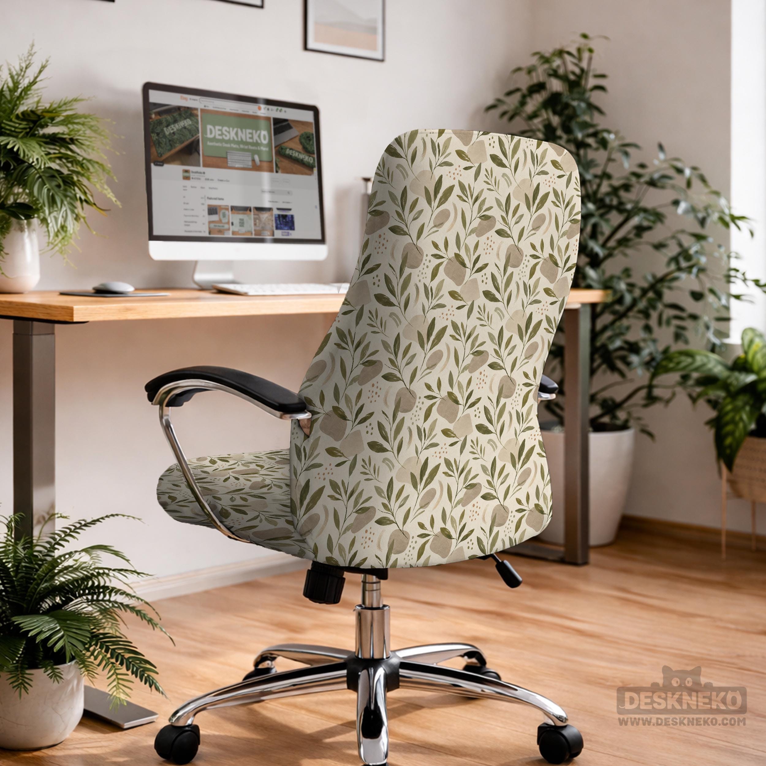 Sage Leaf Chair Cover image 4
