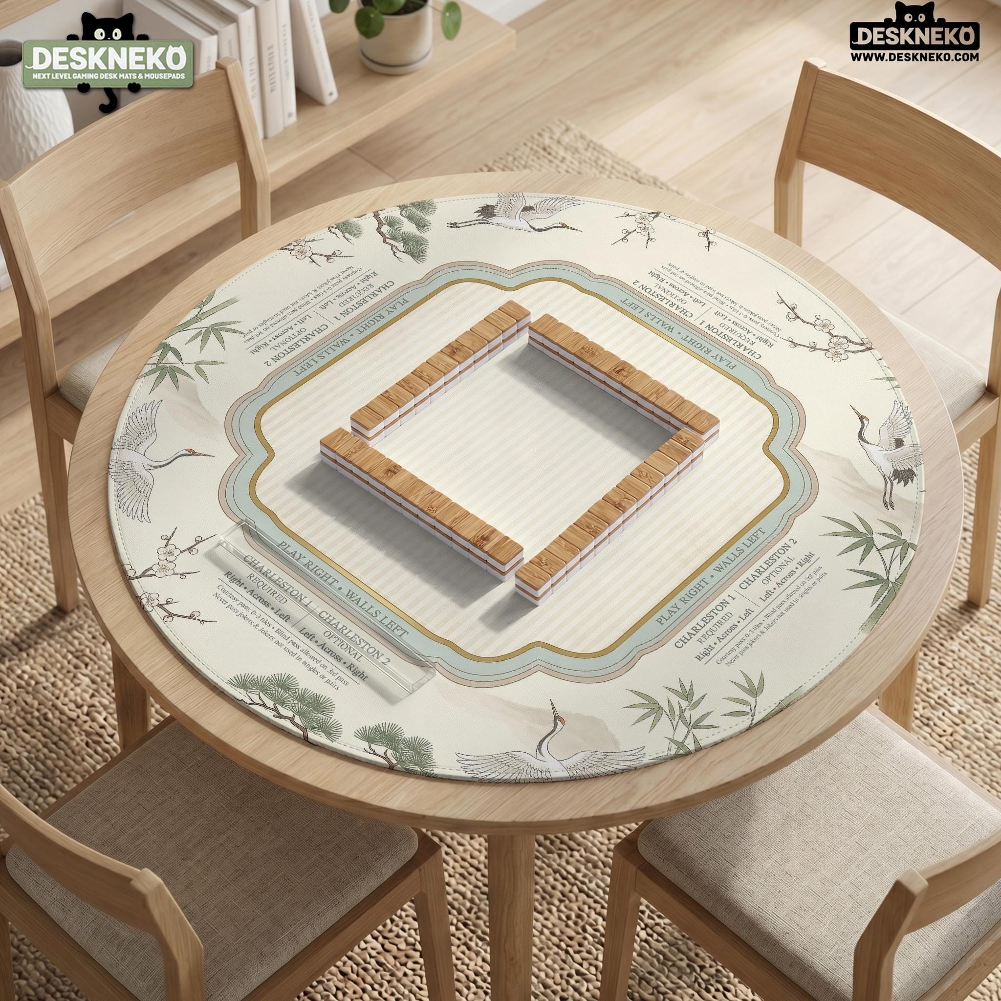 Sage Bamboo Mahjong Mat image 2