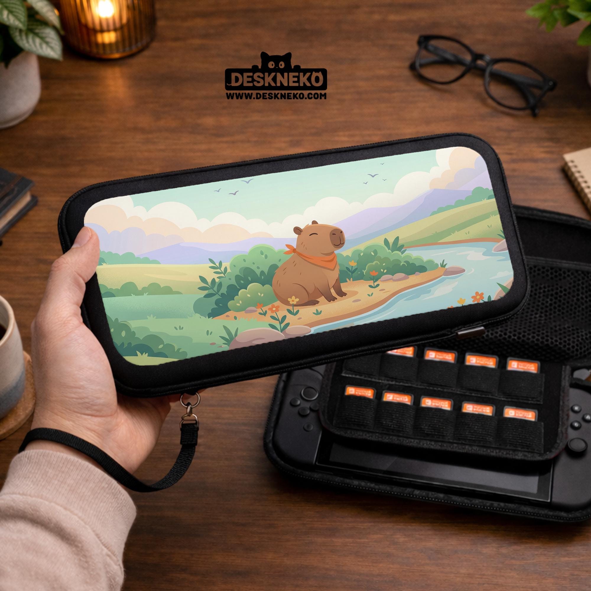 Cute Capybara Switch Case image 3